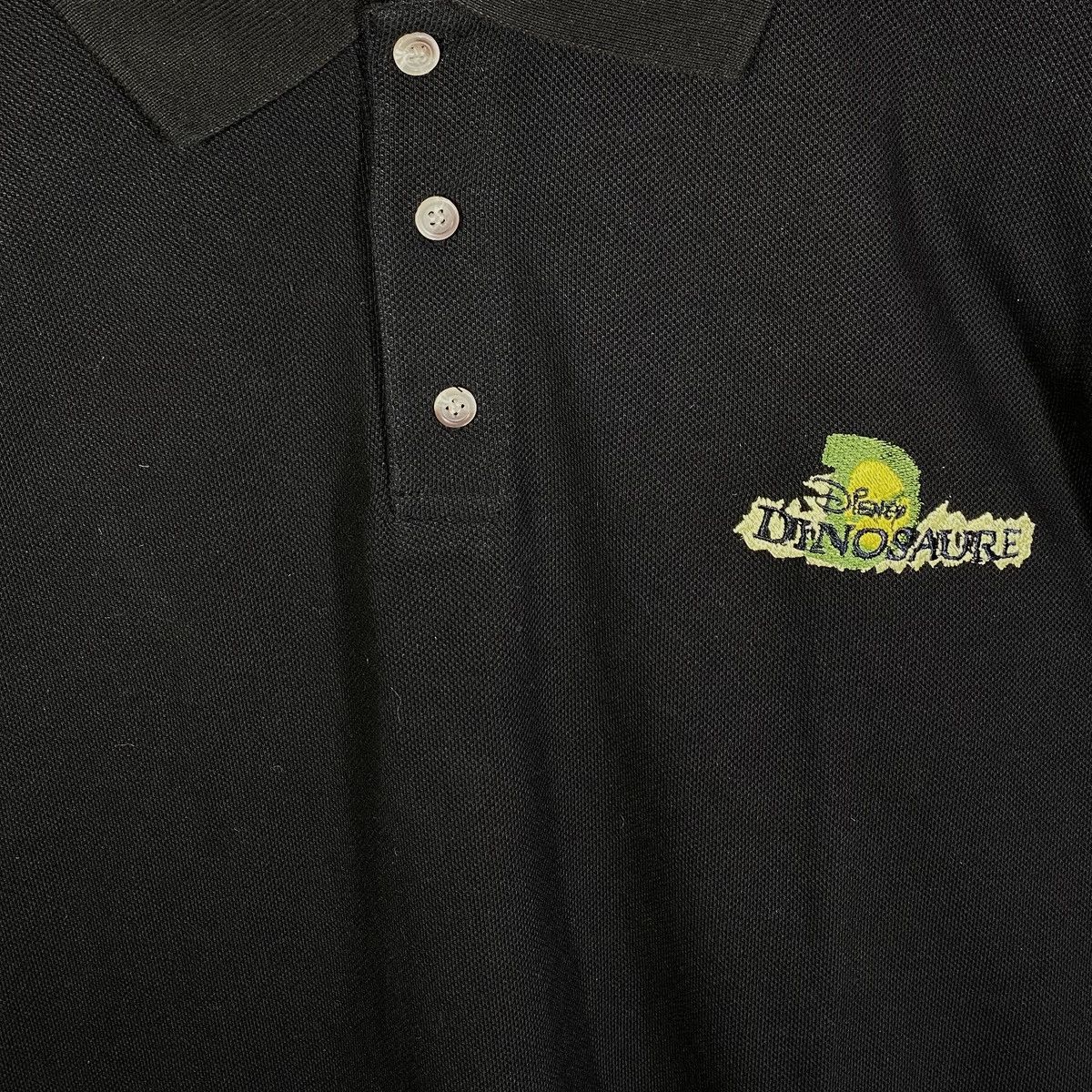 Disney Rare Polo Promo Française Broderie Vintage 2000 Dinosaure Size US XL / EU 56 / 4 - 3 Thumbnail