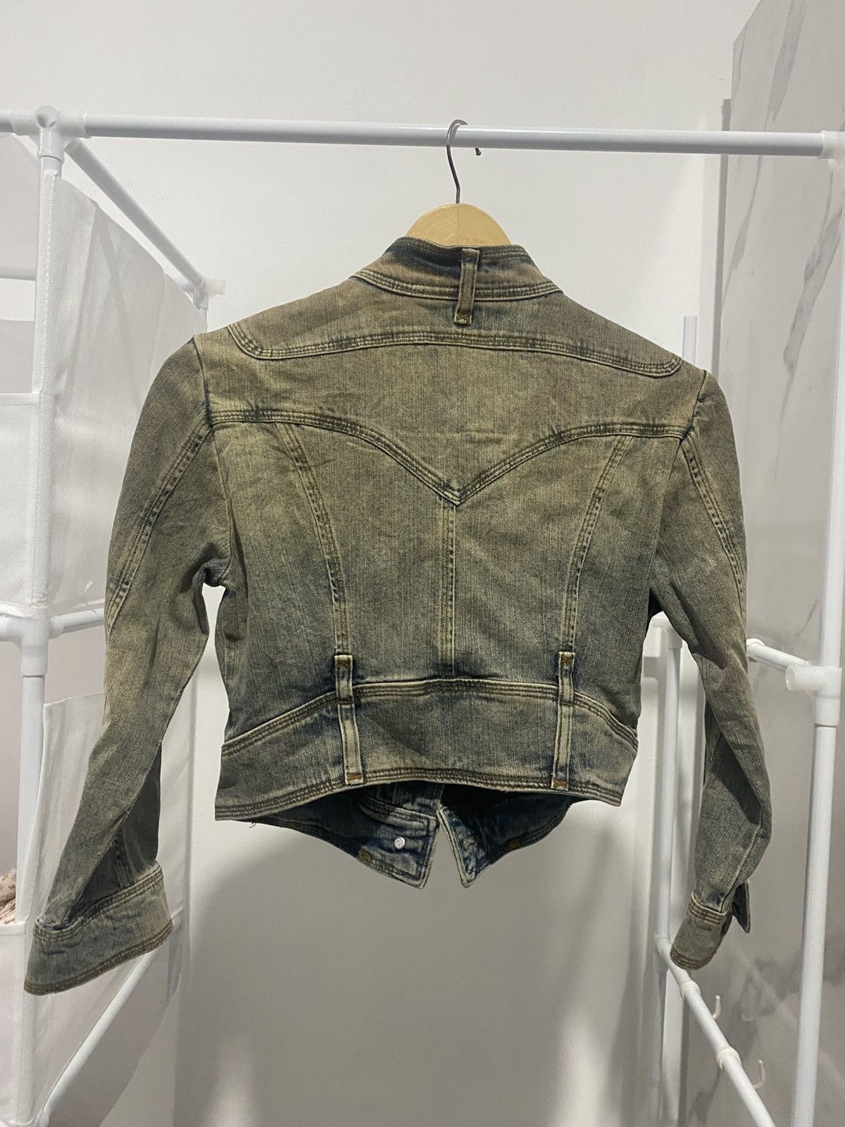 If Six Was Nine Japanese axara denim jacket vkei y2k grunge ppfm tornadomart Size S / US 4 / IT 40 - 4 Thumbnail