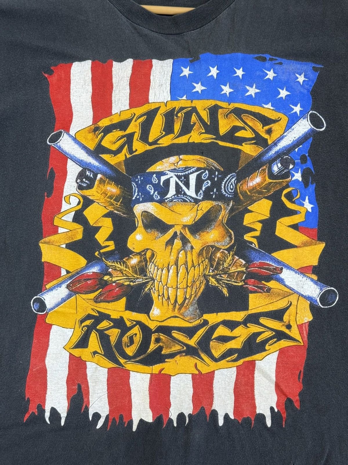 Guns N' Roses 90’s Guns N' Roses Get In The Ring vintage Faded t-shirt Size US XL / EU 56 / 4 - 11 Thumbnail