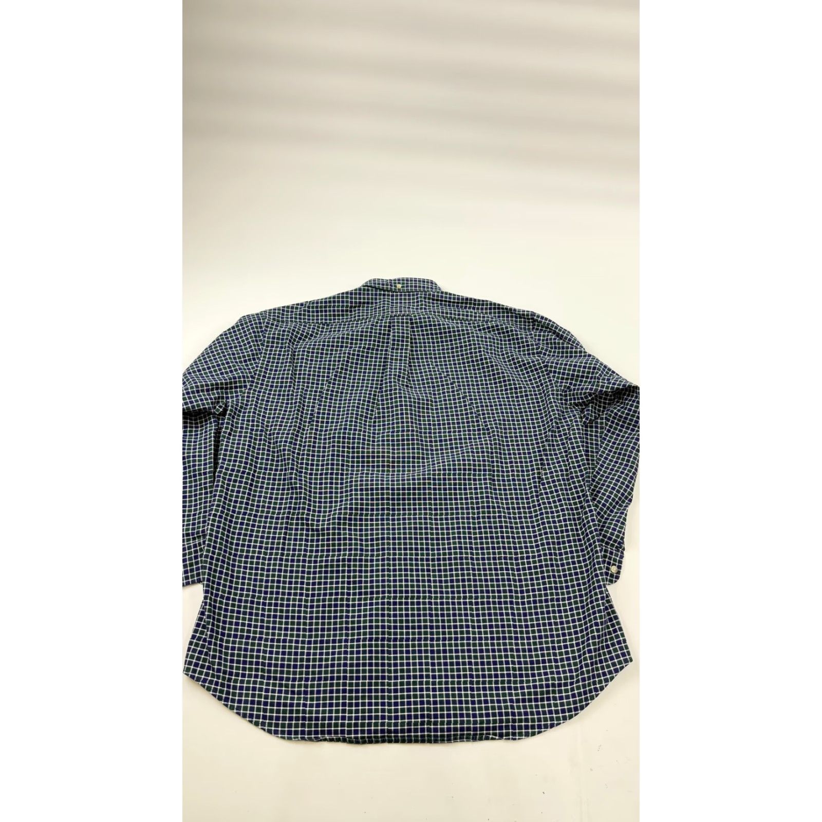 Faconnable VINTAGE Faconnable Shirt Mens Large Green Blue Check Button Down Long Sleeve Casual Size US L / EU 52-54 / 3 - 6 Thumbnail
