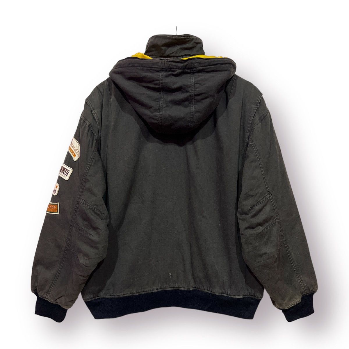 Japanese Brand 🔥 PRACT STUDIO SUNFADED BOMBER HOODED - L Size US L / EU 52-54 / 3 - 9 Thumbnail