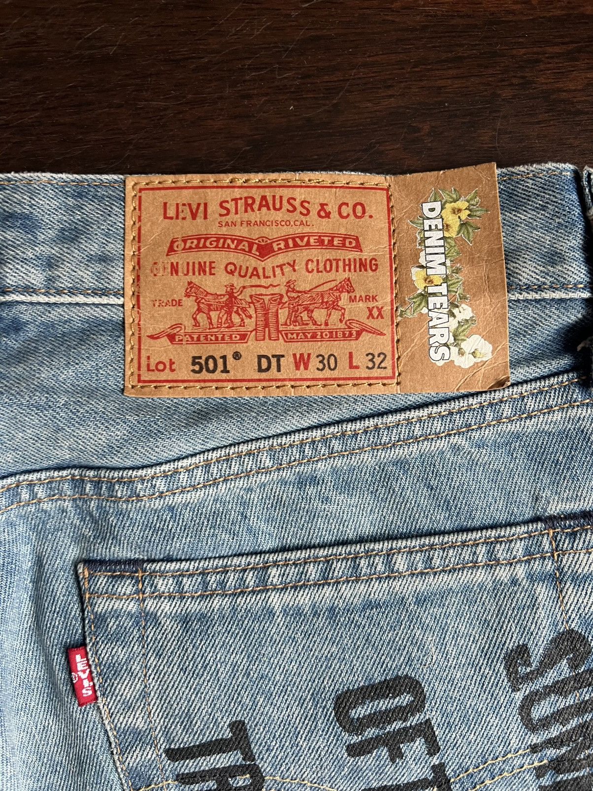 DENIM TEARS × Virgil Abloh DENIM TEARS x Virgil abloh Levi’s Sunroof Of The Horse Size US 30 / EU 46 - 6 Thumbnail