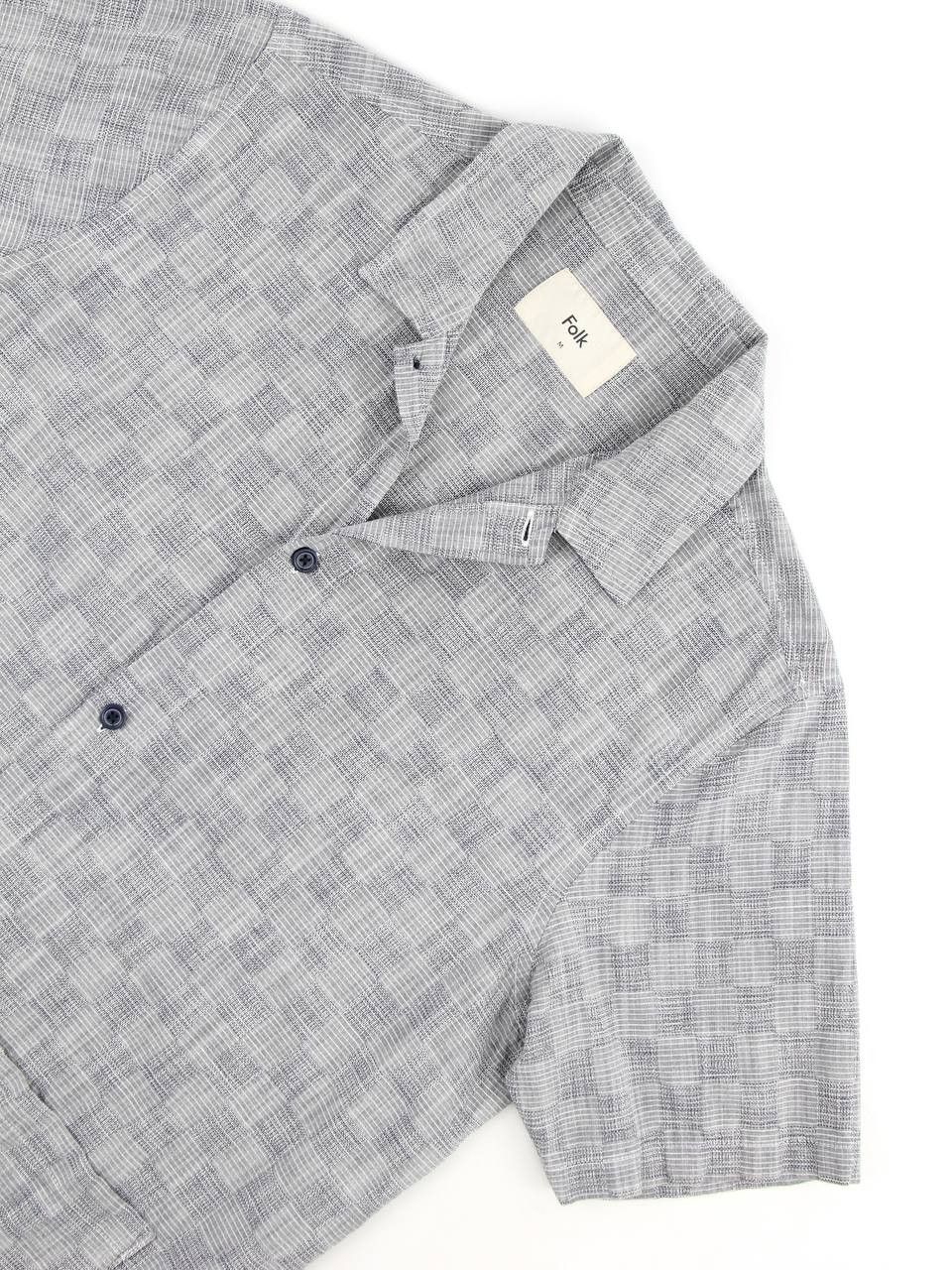 Folk FOLK Checkered shirt with pockets and short sleeves Size US M / EU 48-50 / 2 - 6 Thumbnail