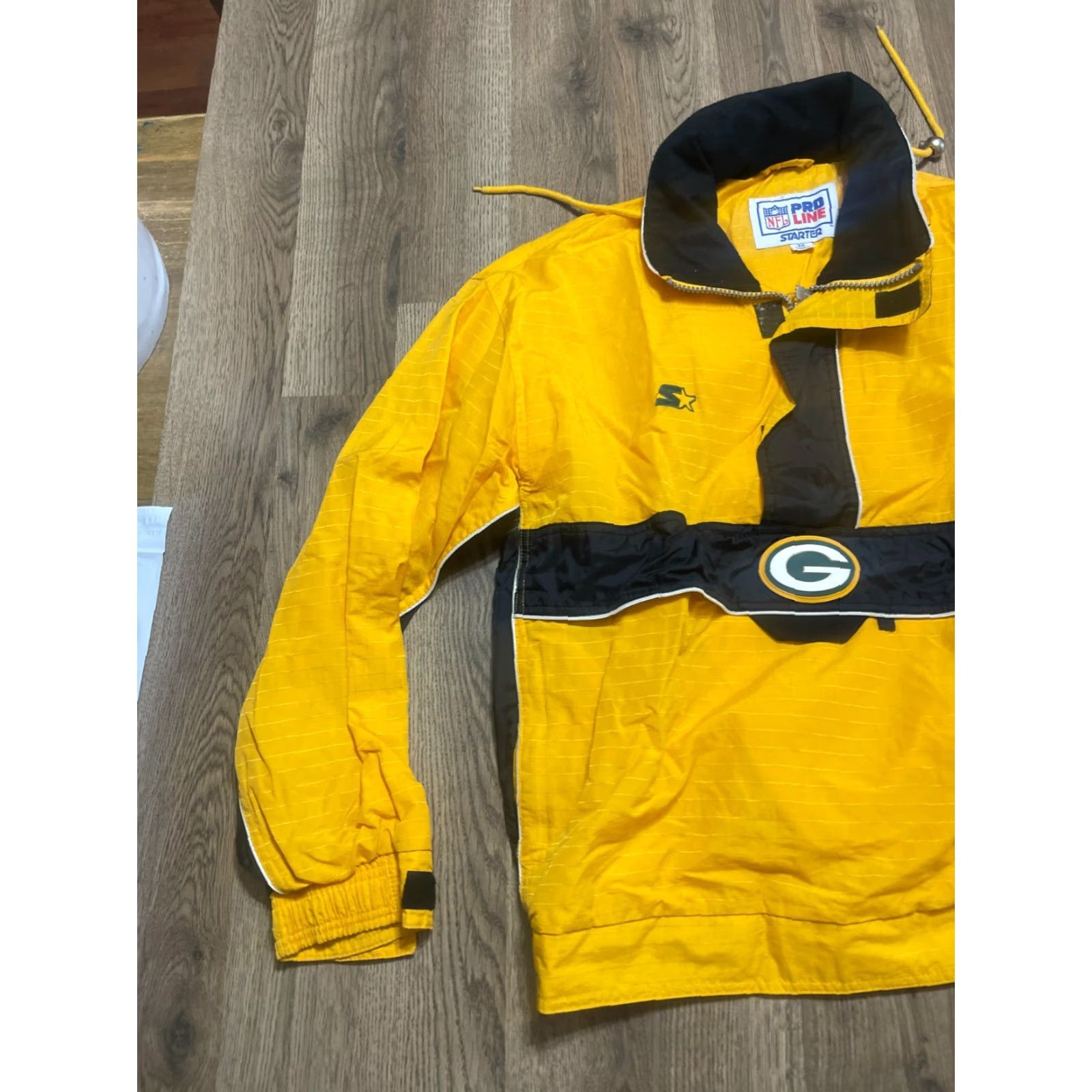 NFL VINTAGE ProLine Jacket Mens MED Green Bay Packers NFL Starter Team Apparel Coat Size US M / EU 48-50 / 2 - 3 Thumbnail