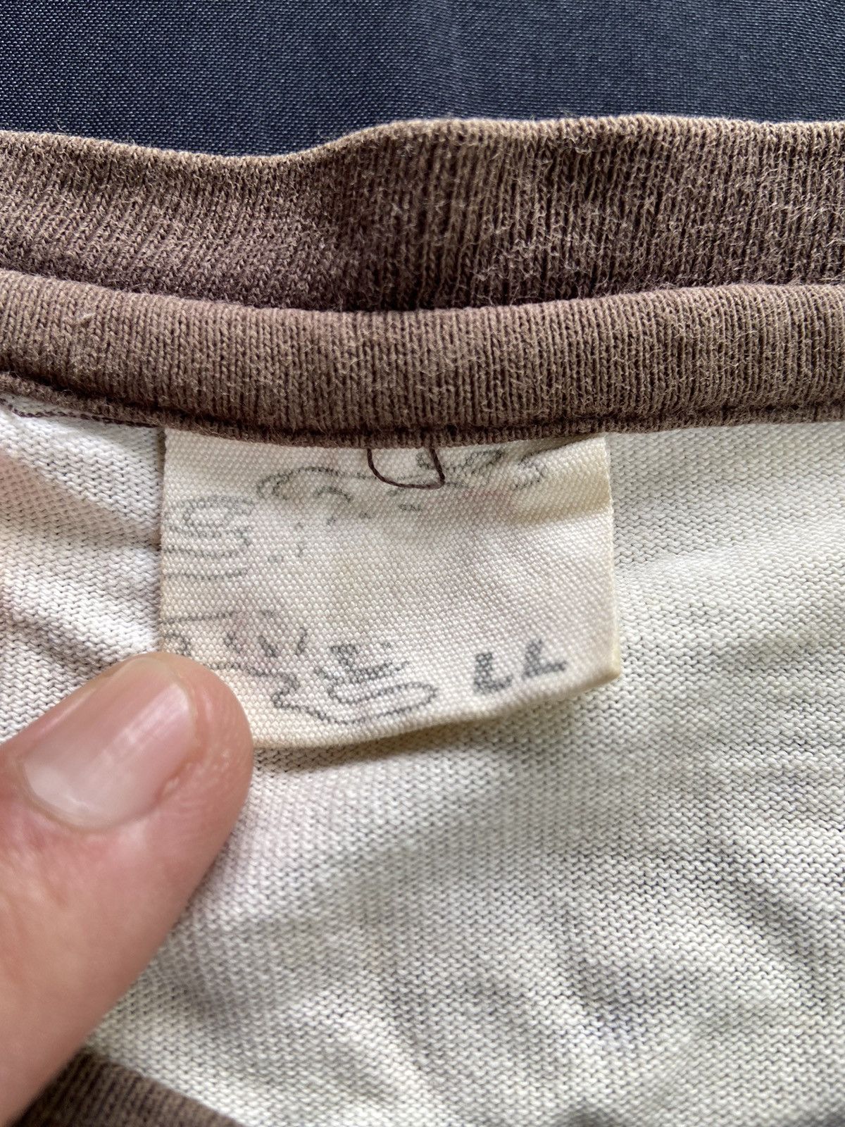 Japanese Brand SPACE OPERA SUN FADED FISH JAPANESE TEE Size US L / EU 52-54 / 3 - 8 Thumbnail