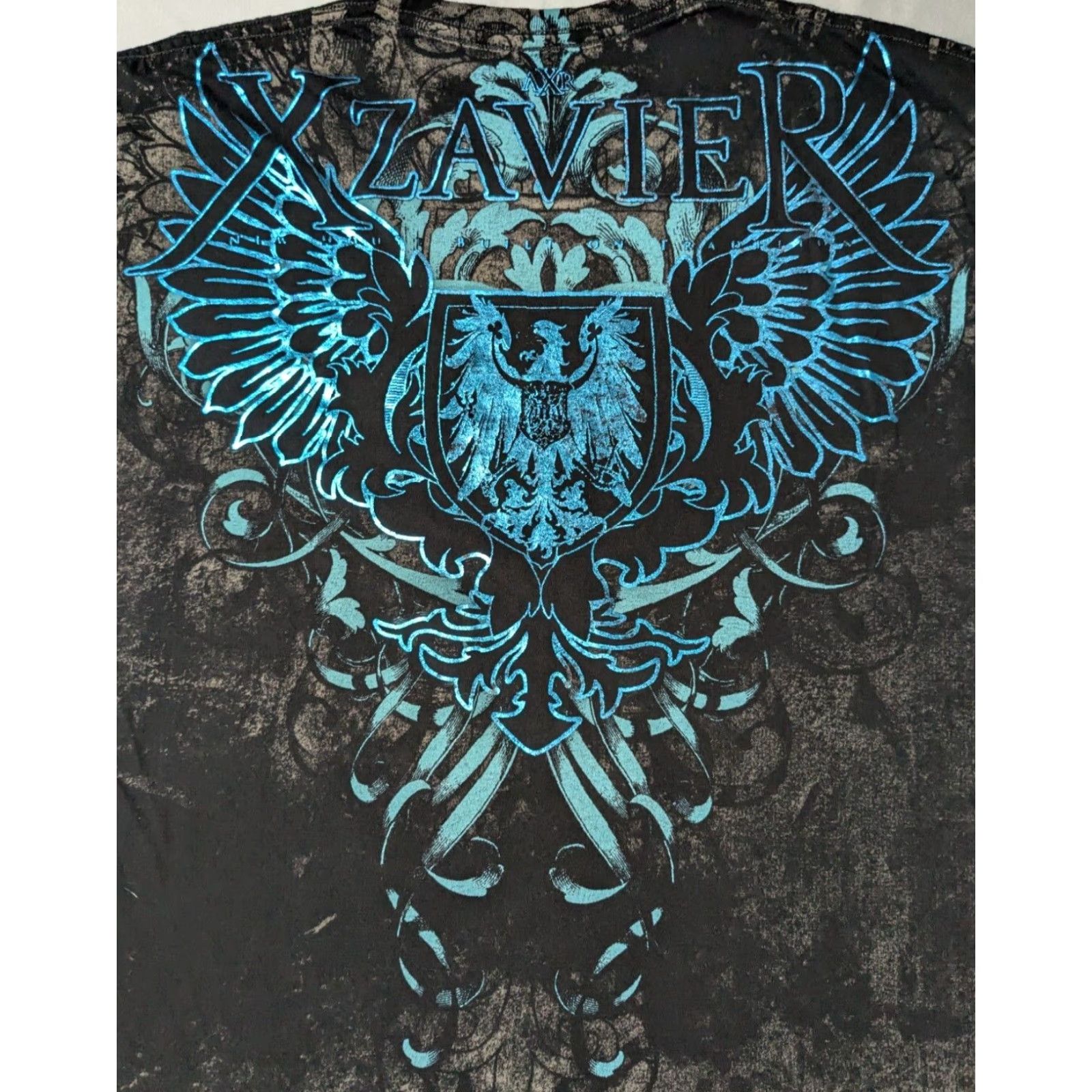 Affliction XZAVIER UNLIMITED Men T-Shirt XL Black Cotton MMA AFFLICTION STYLE Y2K EUC Size US XL / EU 56 / 4 - 4 Thumbnail