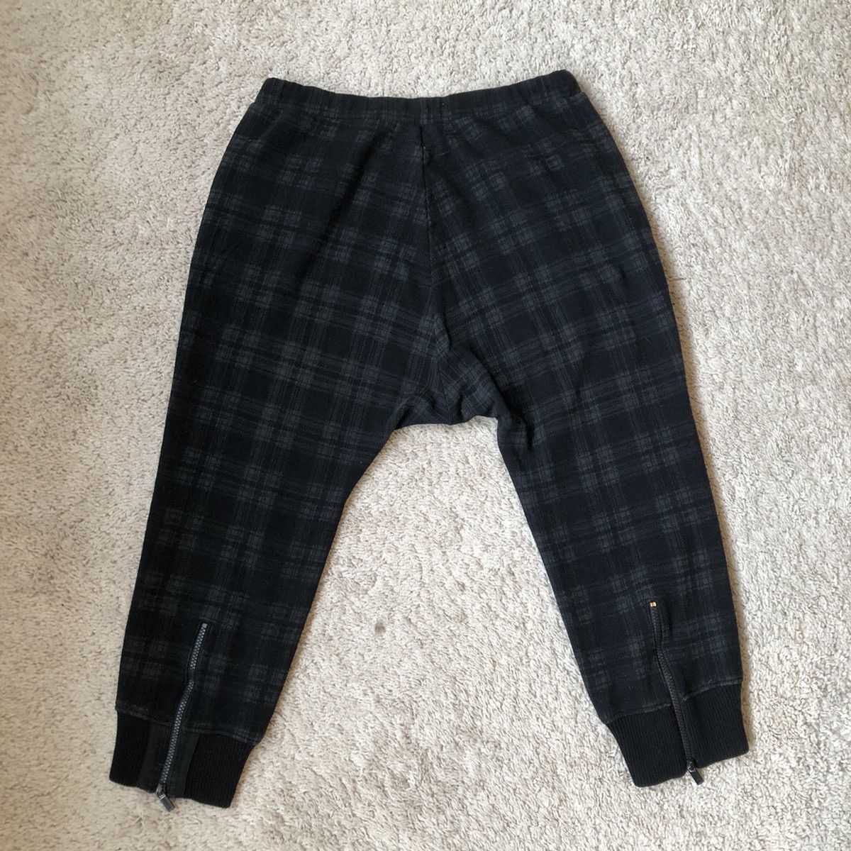Adidas × Y-3 × Yohji Yamamoto Y-3 Plaid Wool Joggers SS 2010 size M Size 31" - 2 Thumbnail