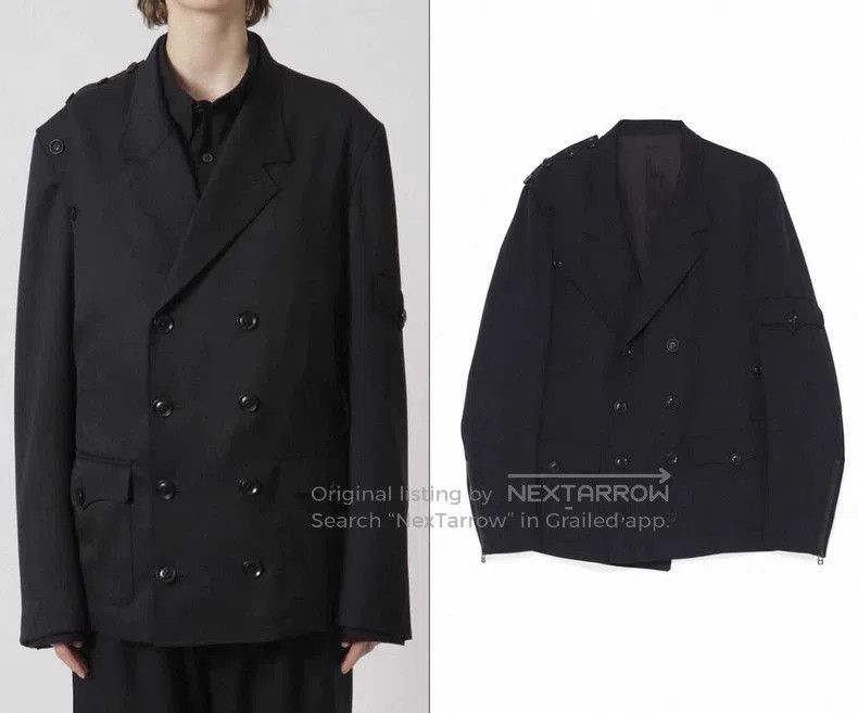 Yohji Yamamoto Yohji Yamamoto YS 23SS Deconstructed Blazer. Size US S / EU 44-46 / 1 - 9 Thumbnail