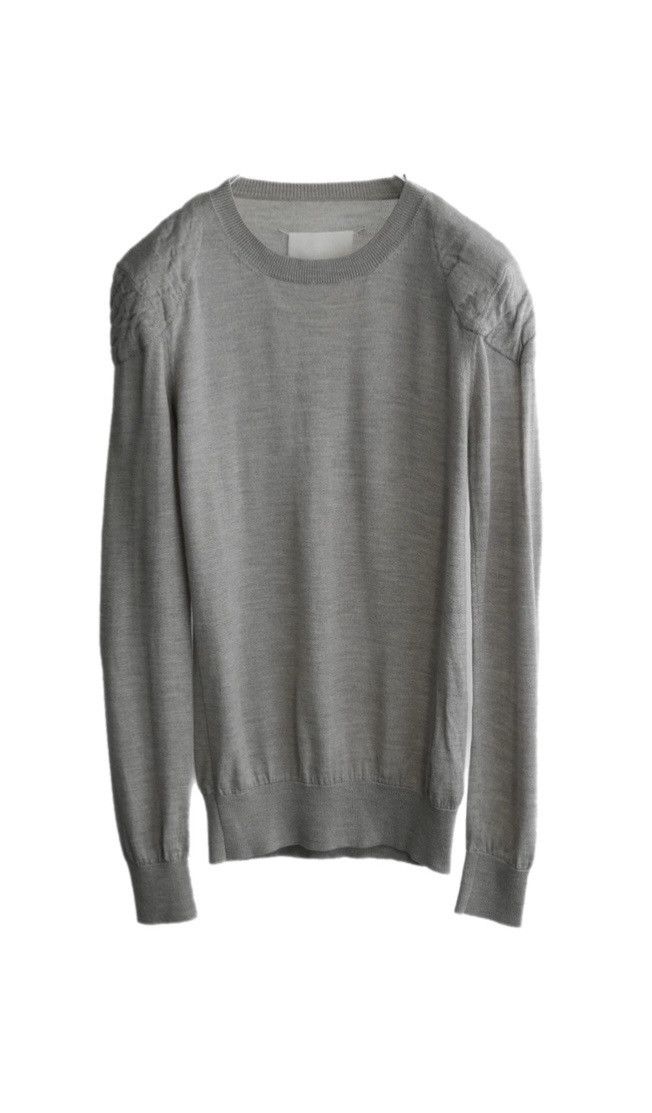 Maison Margiela Maison Martin Margiela - 04 Shoulder Pad Knit Sweat *rare* Size US S / EU 44-46 / 1 - 1 Thumbnail