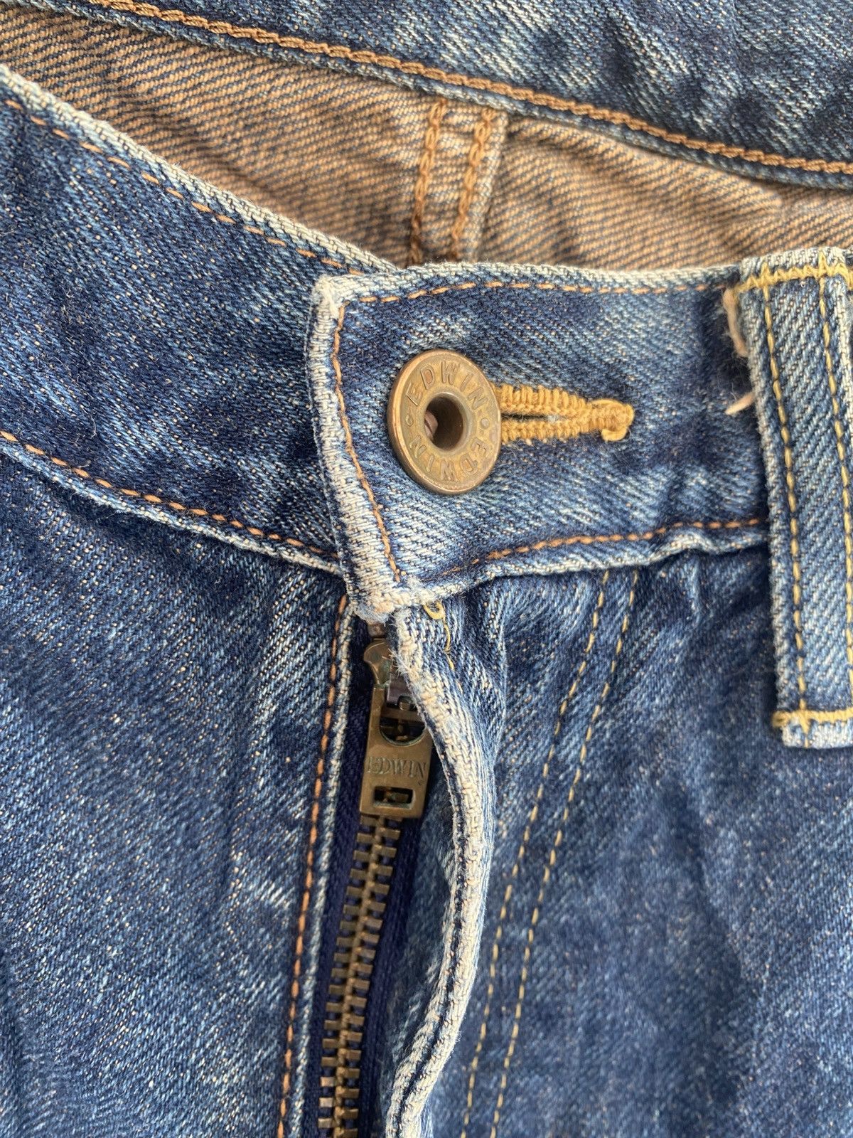 Edwin Edwin 505 Selvedge Distressed Denim Size US 31 - 5 Thumbnail