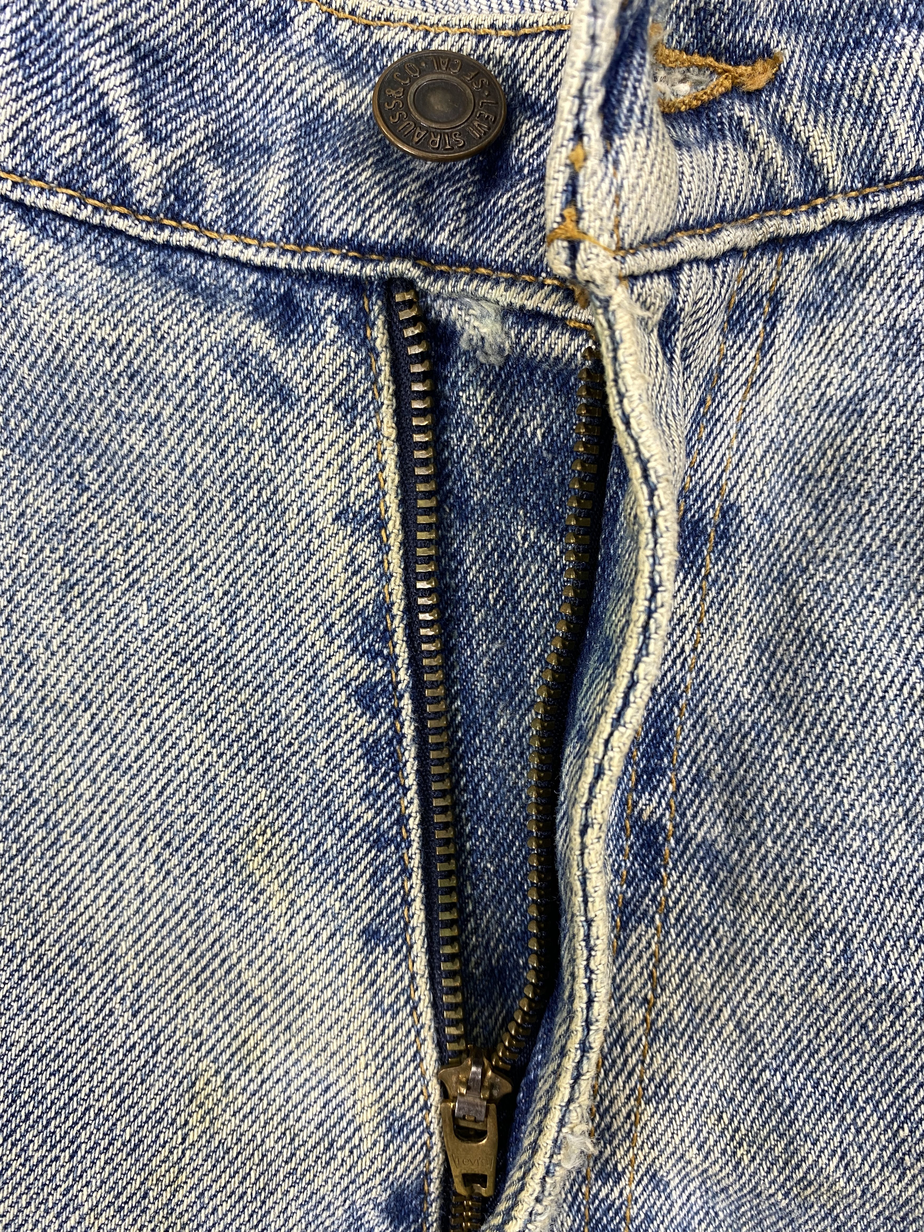 Levi's Dirty Blue Vintage Levi's 545 Loose Fit 33x29.5 Denim SJ071 Size US 33 - 6 Thumbnail