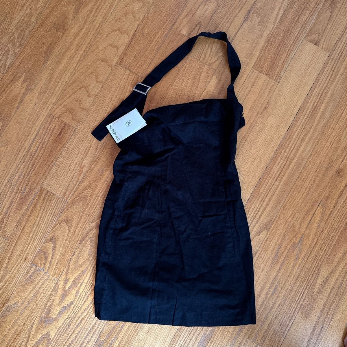 Other Peppermayo Julianna Linen Mini Dress - Black Size S / US 4 / IT 40 - 1 Thumbnail