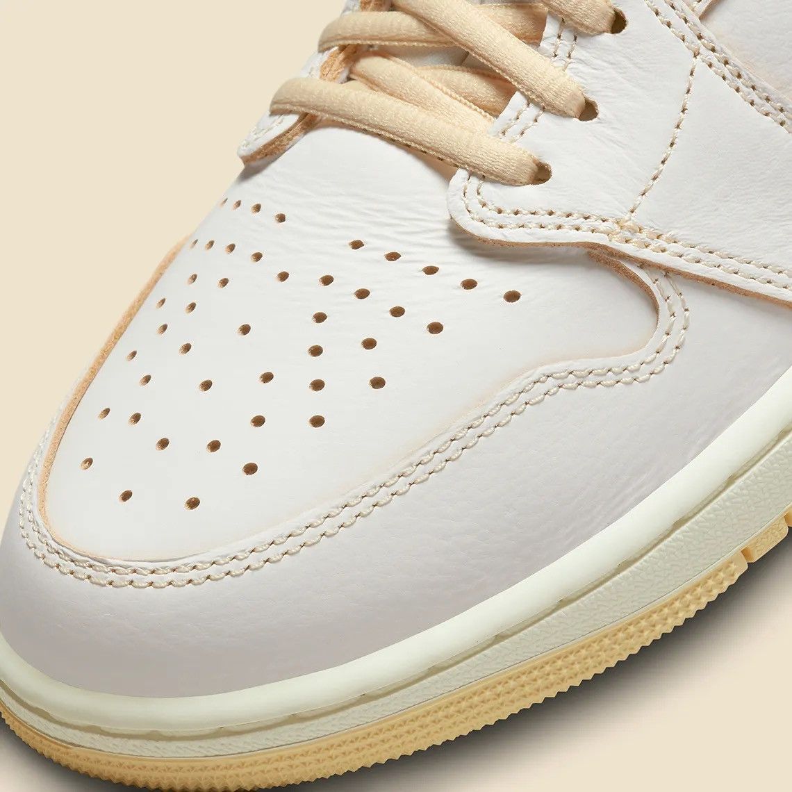 Jordan Brand × Nike AJ1 HiGH CRAFT ViBRATiONS OF NAiJA SAiL PALE VANiLLA CREAM Size US 9.5 / EU 42-43 - 17 Thumbnail