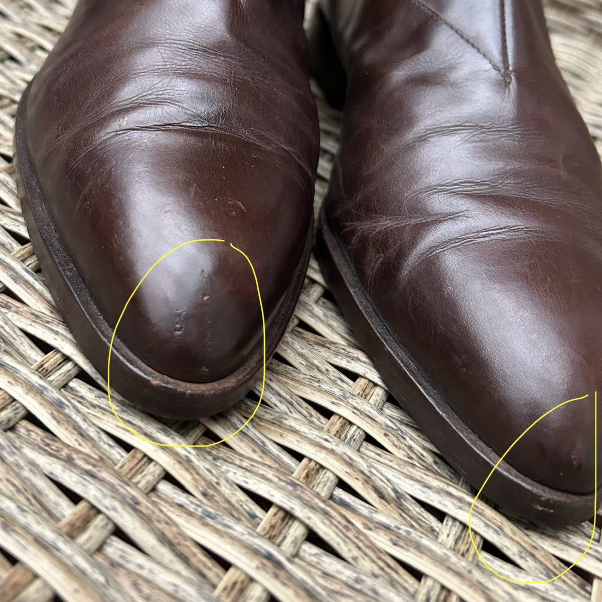 Jil Sander × Vintage Vintage Jil Sander + Leather Brown Ankle Chelsea Boots Size US 5.5 / IT 35.5 - 12 Thumbnail