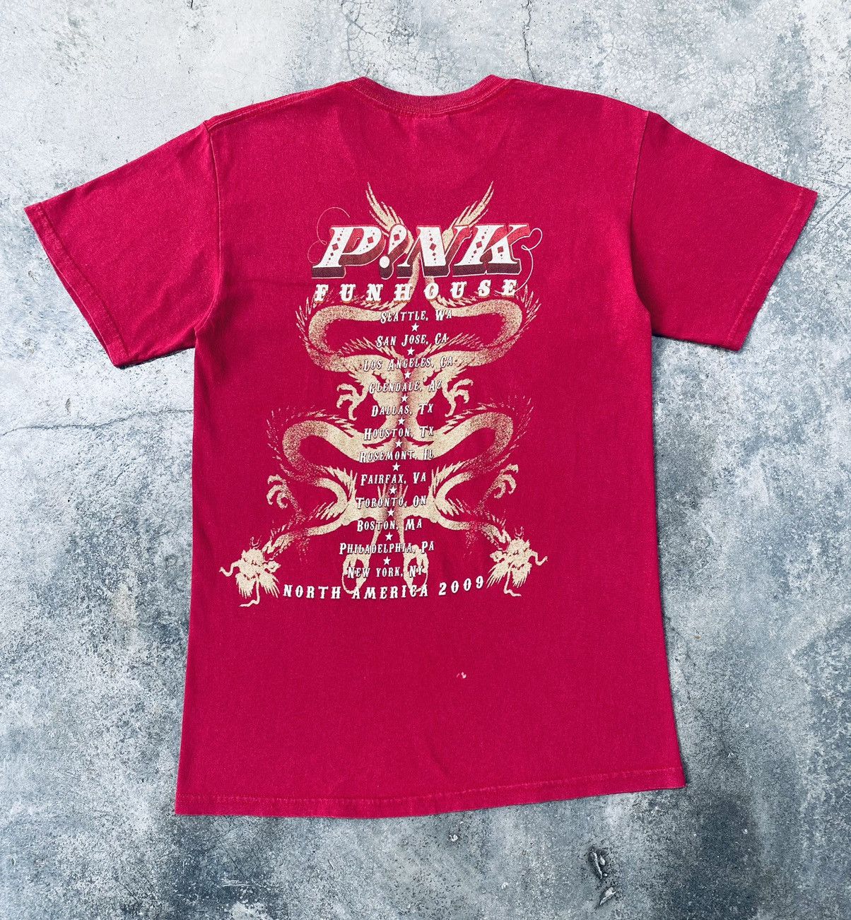 Band Tees Vintage Pink Funhouse Singer Band Tees Size US S / EU 44-46 / 1 - 2 Thumbnail