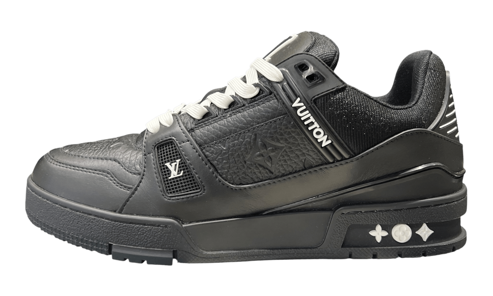 Louis Vuitton Trainer Black Embossed Monogram Size US 7 / EU 40 - 1 Thumbnail