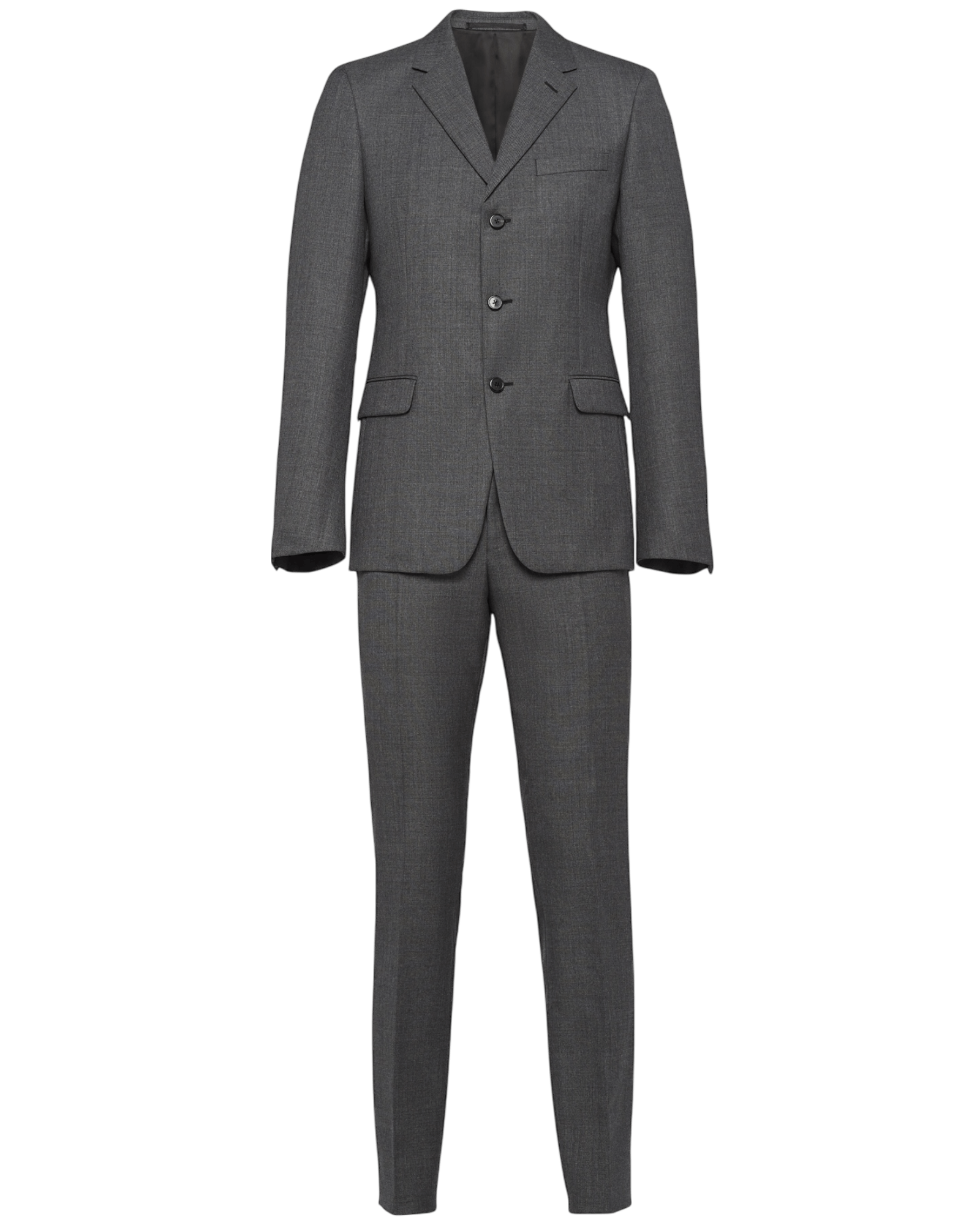 Prada Prada Single Breast 3-Button Wool Suit in Anthracite Size 34R - 1 Thumbnail