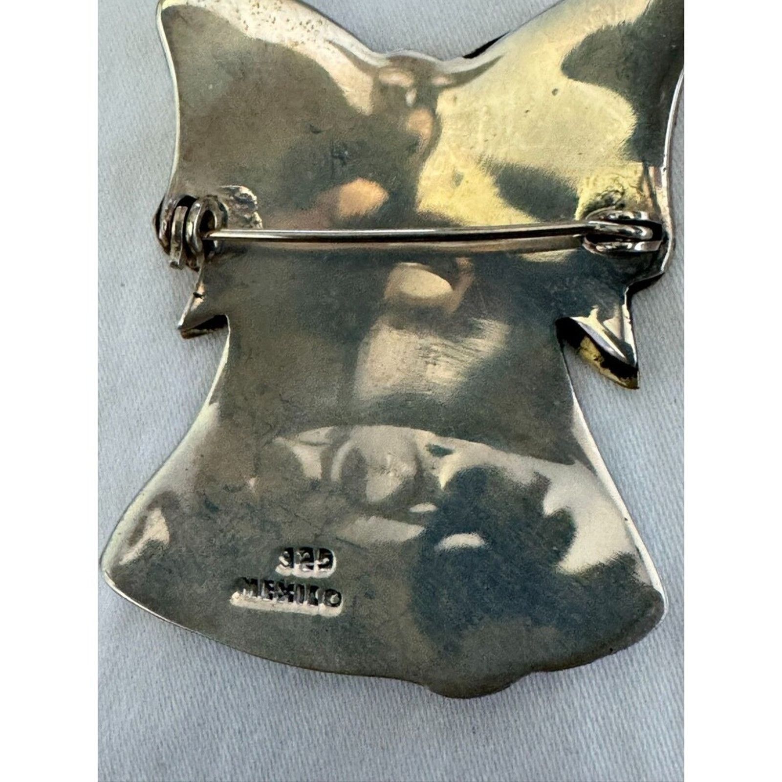 Other Silver .925 Mexico Gold/Vermiel Bow Silver Bell 18 grams Size ONE SIZE - 5 Thumbnail