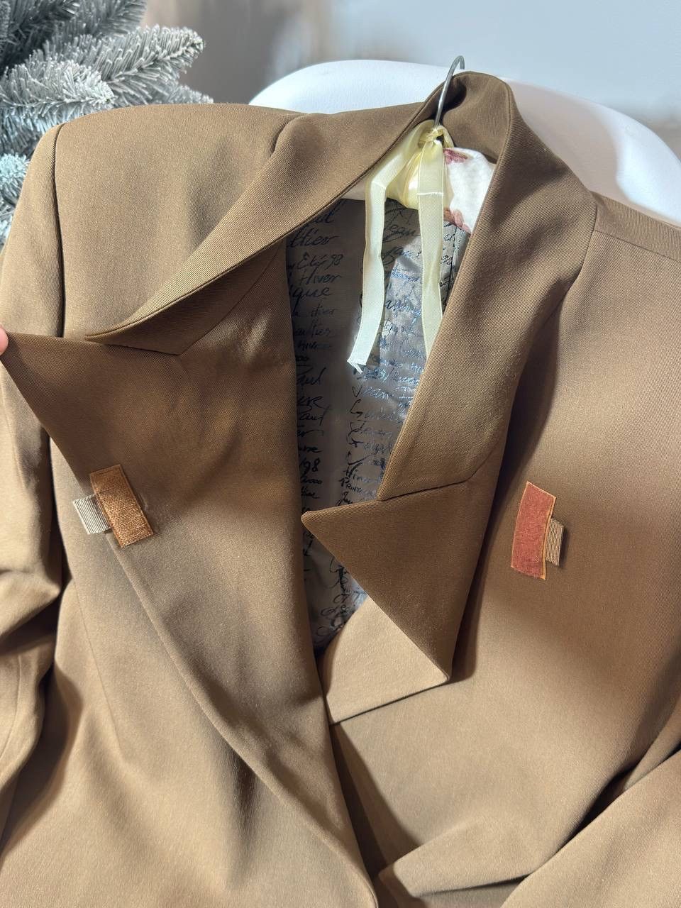 Jean Paul Gaultier Jean Paul Gaultier Wool Coat Blazer Size US 12 Brown Size XL / US 12-14 / IT 48-50 - 2 Thumbnail
