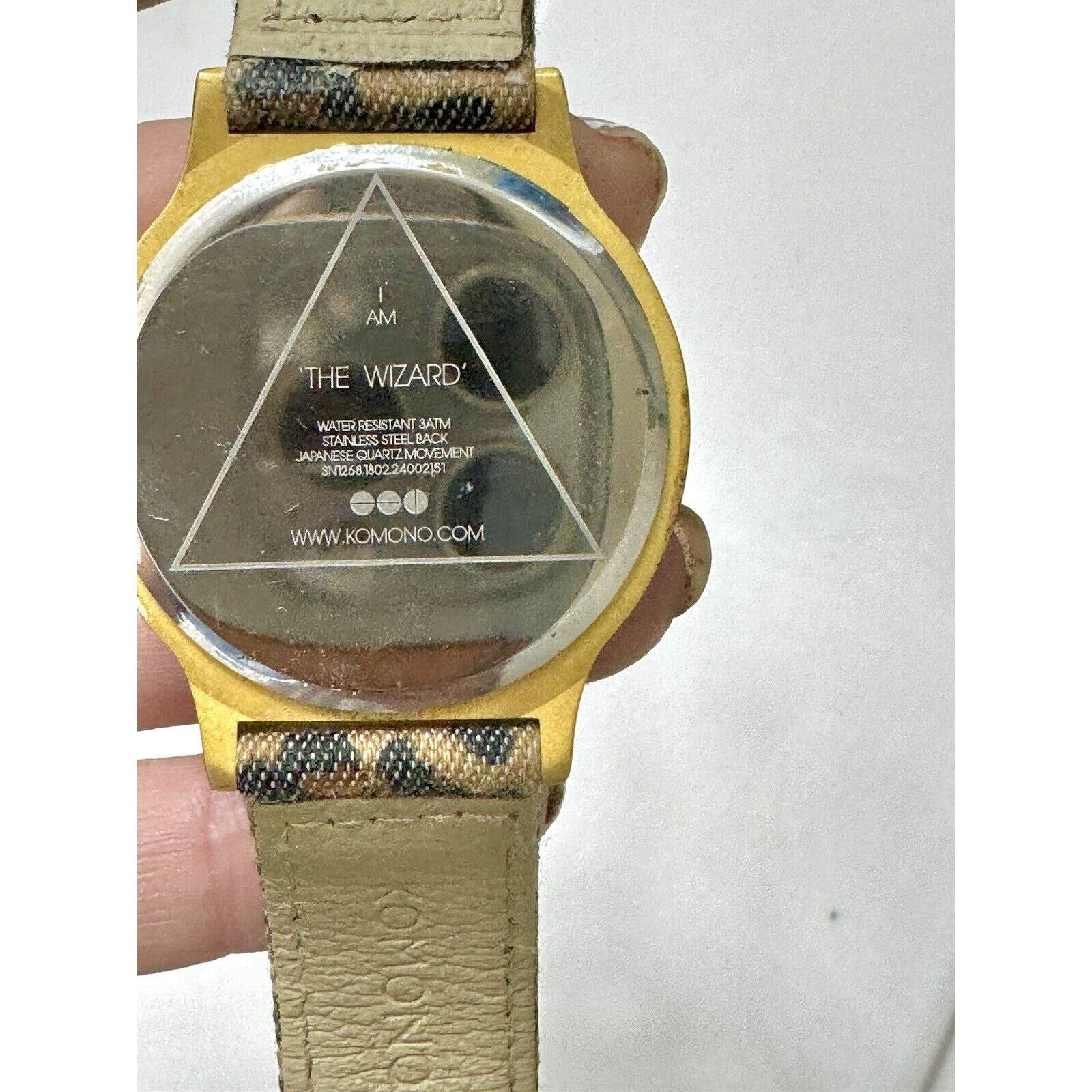 Komono Komono Ladies Watch - “Wizard” w. Leopard Print Strap Size ONE SIZE - 2 Thumbnail