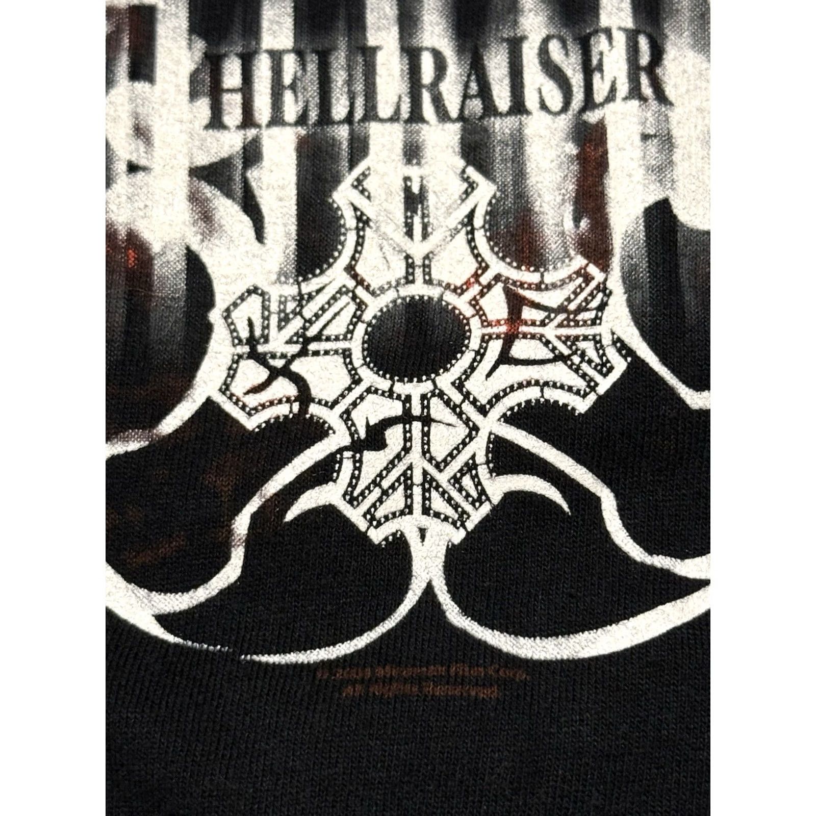 Anvil Miramax Hellraiser Pinhead Movie Promo Shirt M/L Unisex Adults Black 2000s 90s Horror Shirt Size US M / EU 48-50 / 2 - 5 Thumbnail