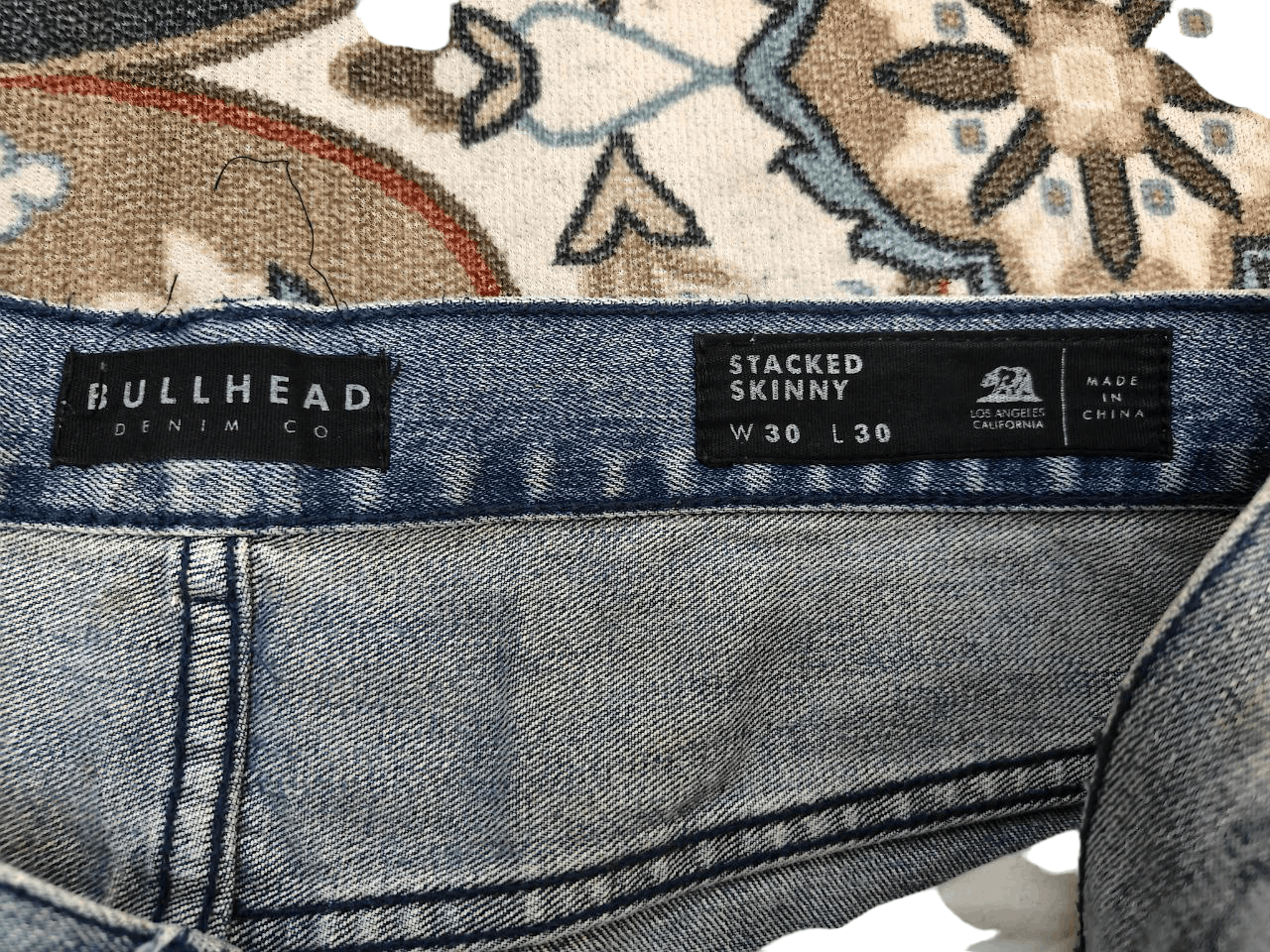 Bullhead Denim Co. Bullhead Bikers Denim Size US 34 / EU 50 - 3 Thumbnail
