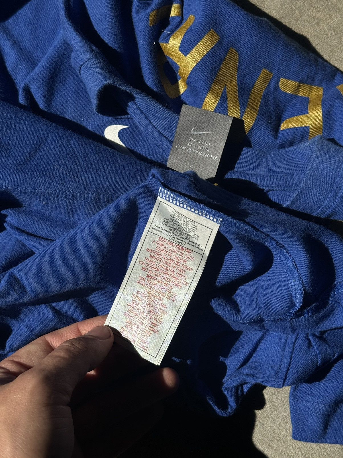 Nike × Vintage Y2K Nike France #12 Henry Blue Soccer Tee Vintage Size US M / EU 48-50 / 2 - 9 Thumbnail