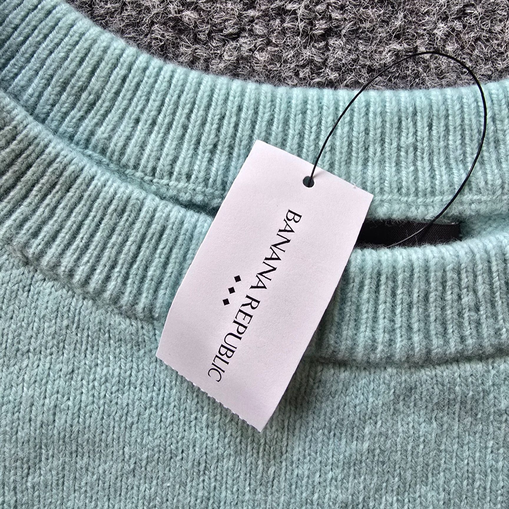 Banana Republic Banana Republic Sweater Womens Size L Green Wool Blend Long Sleeve Round Neck Pullover Size L / US 10 / IT 46 - 5 Thumbnail