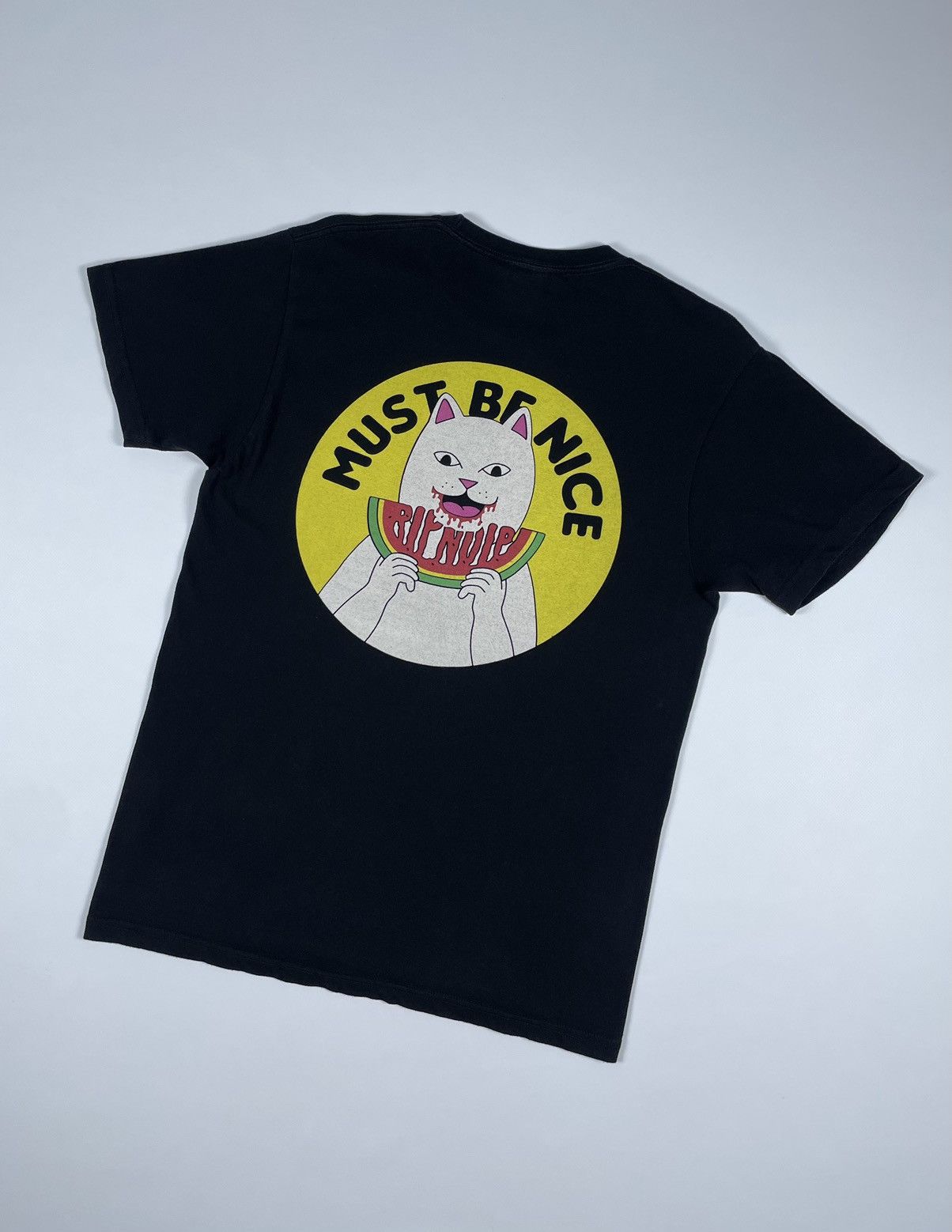 RIPNDIP RIPNDIP Cat graphic big logo T-shirt Size US M / EU 48-50 / 2 - 2 Thumbnail