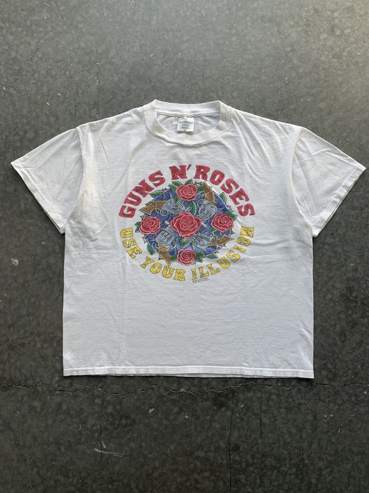 Vintage Crazy Vintage 1991 Guns n Roses Graphic Tee Boxy Cropped