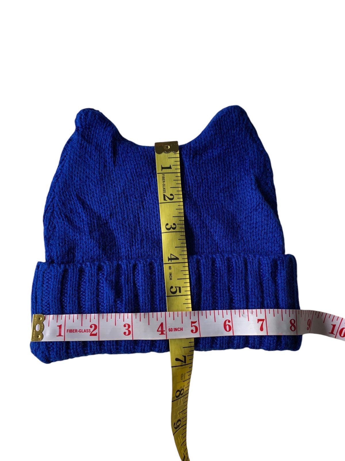 Japanese Brand × Kapital × Vintage Devil Horn Blue Japanese Rare Knit Beanie hats☠️ Size ONE SIZE - 15 Thumbnail
