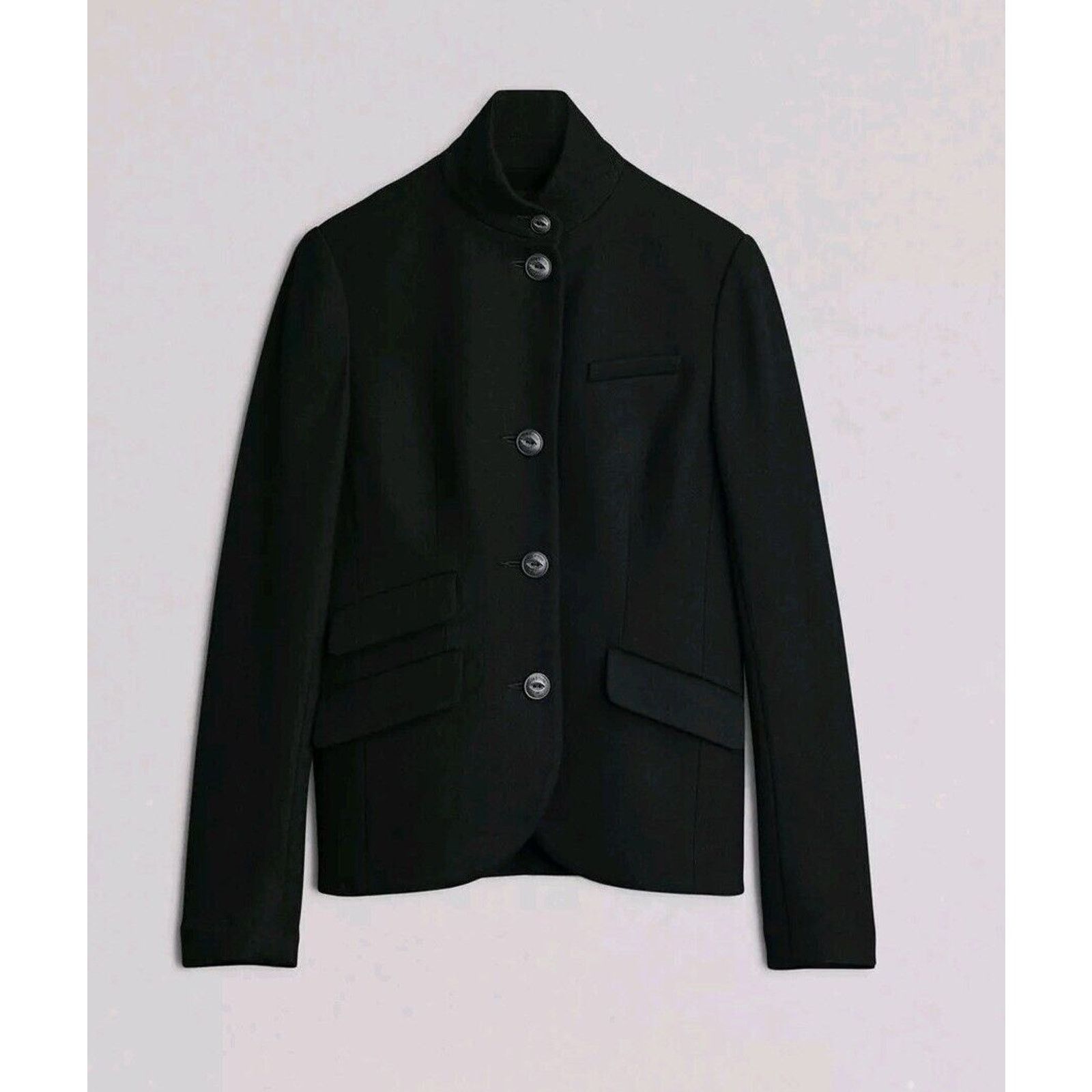 Rag & Bone Rag & Bone Slade Blazer in Black Size 6 Button Front Jacket Size M / US 6-8 / IT 42-44 - 10 Thumbnail