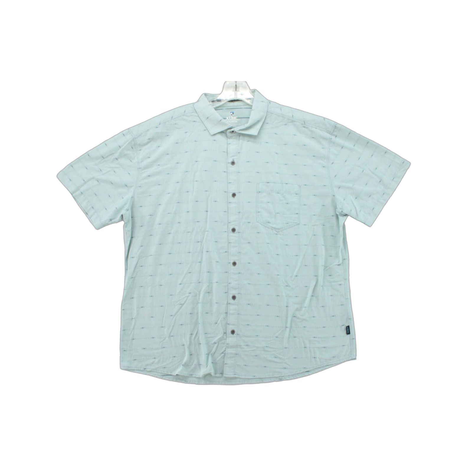 Vintage Kuhl Intrepid Shirt Mens 2XL Green Short Sleeve Tapered Fit Hiking Outdoor #7567 Size US XXL / EU 58 / 5 - 1 Thumbnail