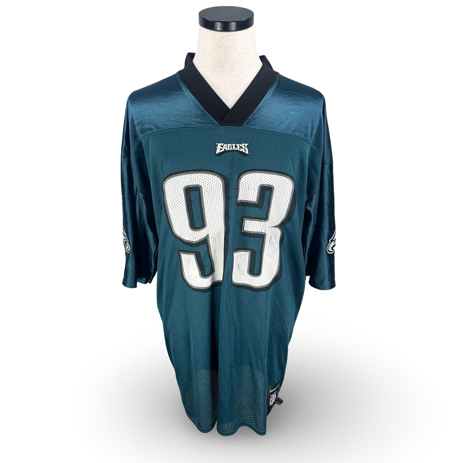 Reebok VTG Reebok Philadelphia Eagles Jevon #93 Jersey Men XL Green Size US XL / EU 56 / 4 - 1 Thumbnail