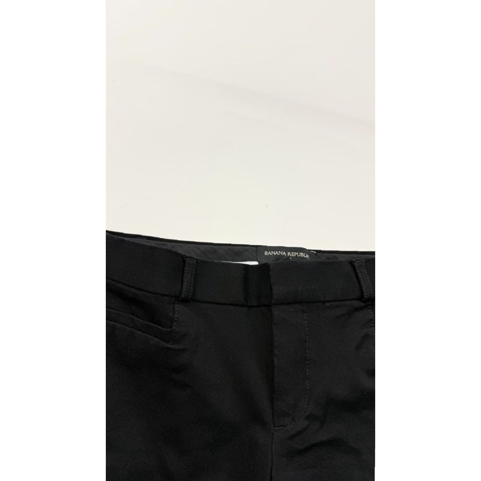 Banana Republic Banana Republic Pants Womens 2P Black Sloan Straight Leg Stretch Dress Work Size 26" / US 2 / IT 38 - 3 Thumbnail