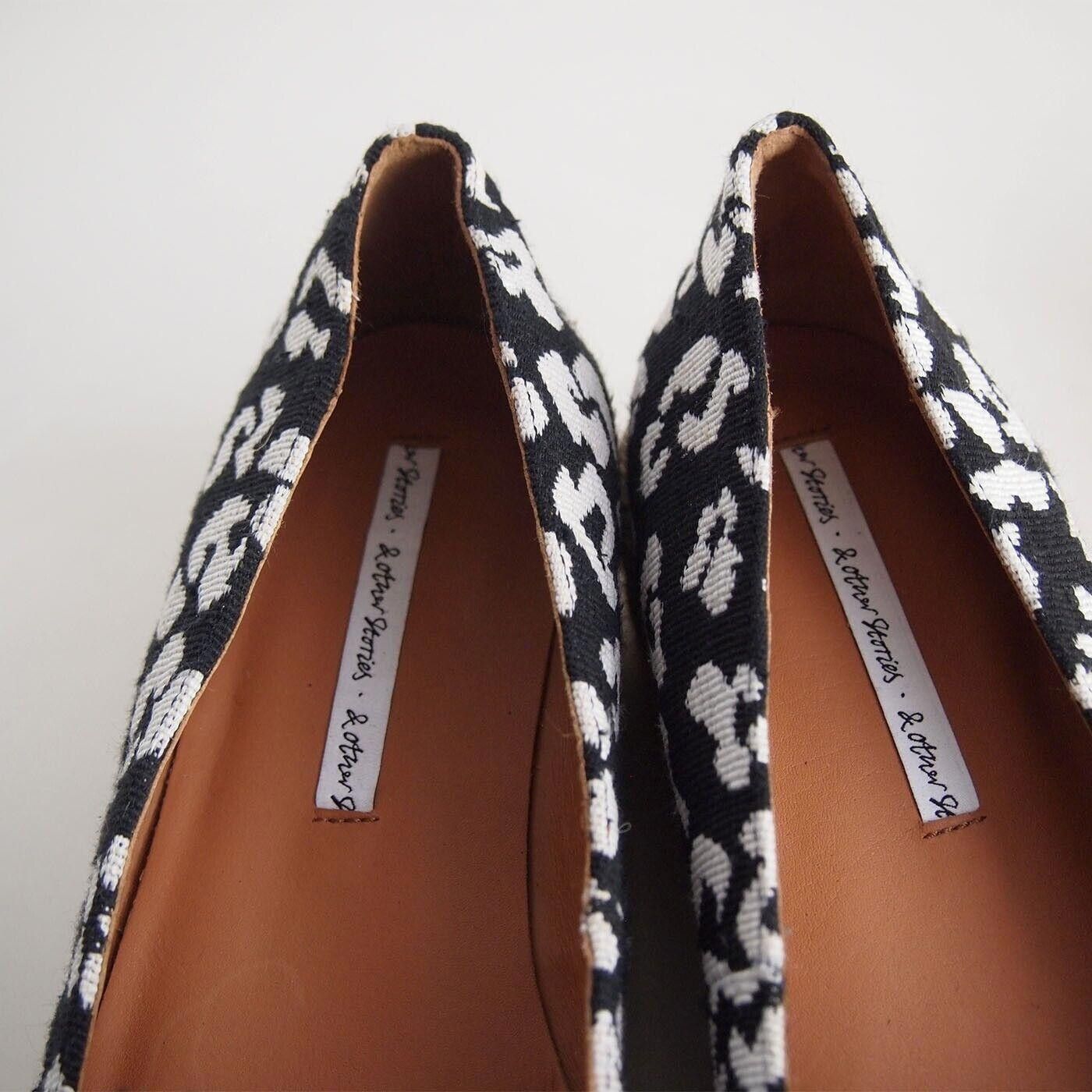 Designer Other Stories Espadrille Loafers Black Canvas EU 38 US 8 Size US 8 / IT 38 - 5 Thumbnail