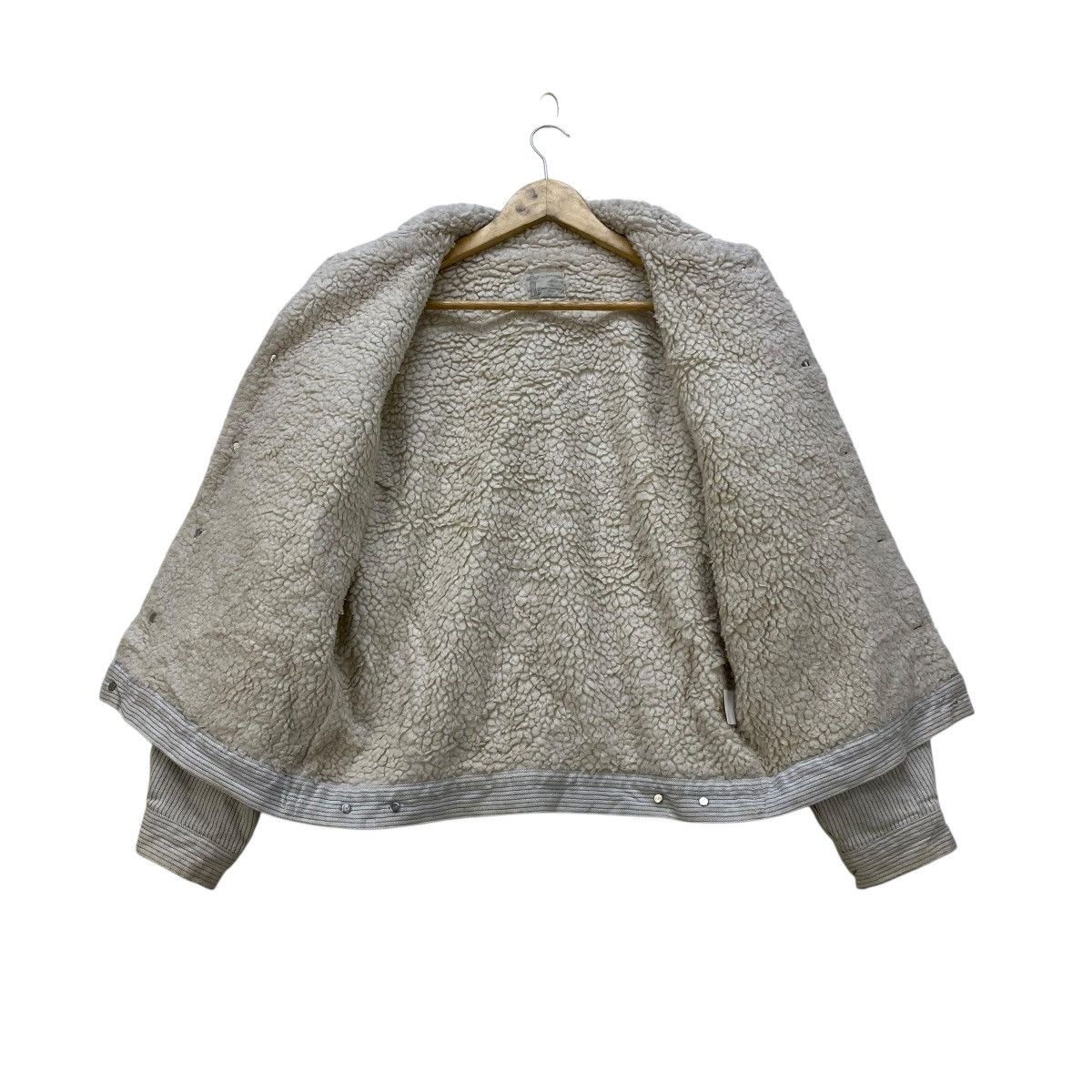 Levi's 💥Vintage Levis Shearling Blanket Hikory Stirpe Style Jacket Size US M / EU 48-50 / 2 - 3 Thumbnail