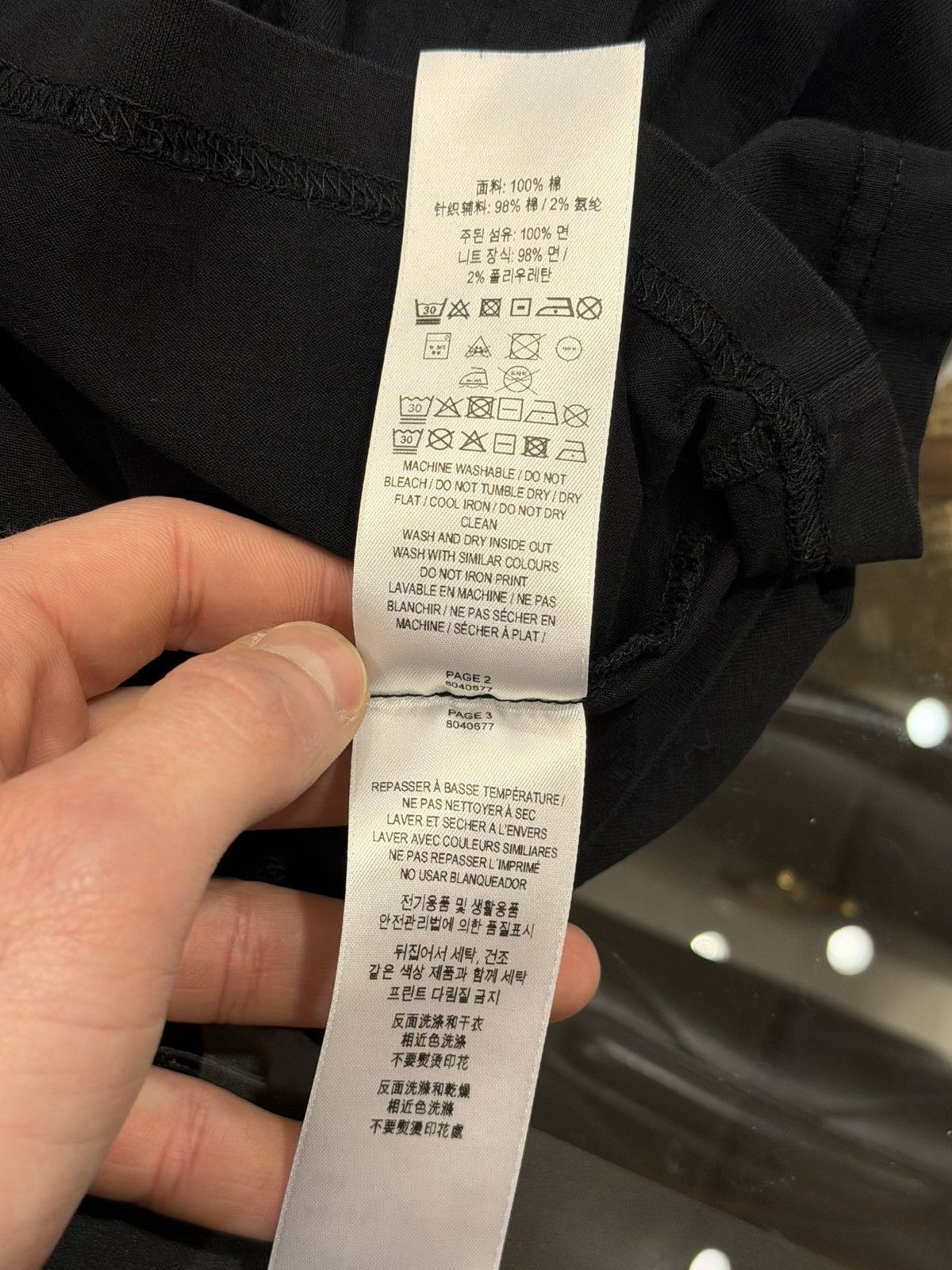Burberry Burberry Shark Risk Tee - Black Size US L / EU 52-54 / 3 - 7 Thumbnail