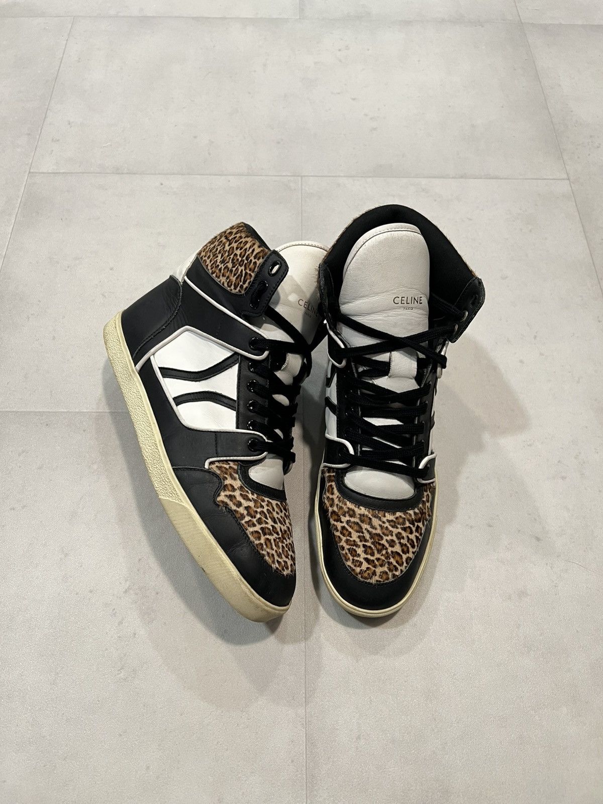 Celine Celine leopard Break High Tops Size US 9 / EU 42 - 4 Thumbnail