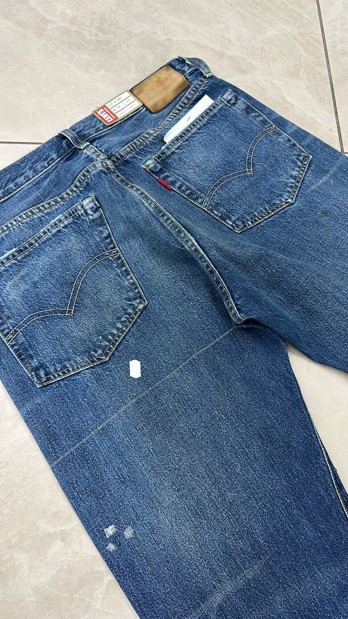 Levi's Vintage Clothing LVC Levi's Vintage Clothing 1954 501XX BigE Selvedge Jeans Size US 34 / EU 50 - 3 Thumbnail