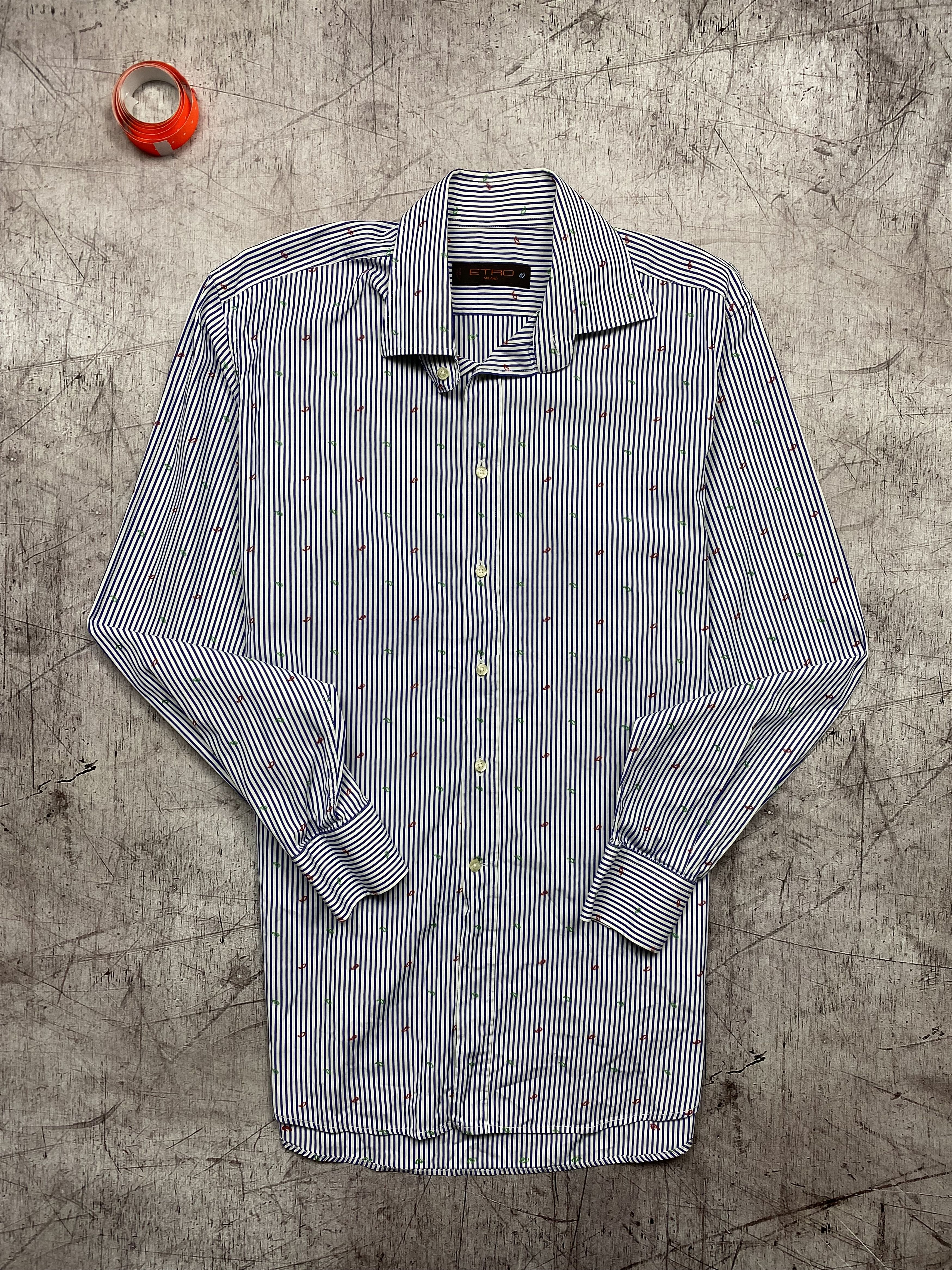 Etro × Vintage Etro Vintage Mens Long Sleeve Shirt Size US L / EU 52-54 / 3 - 1 Thumbnail
