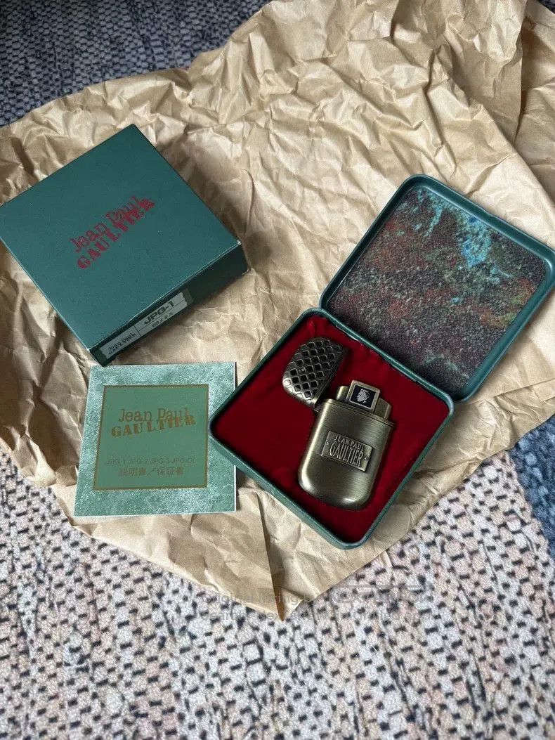 Jean Paul Gaultier Jean Paul GAULTIER Metal Lighter with Case. Size ONE SIZE - 1 Thumbnail