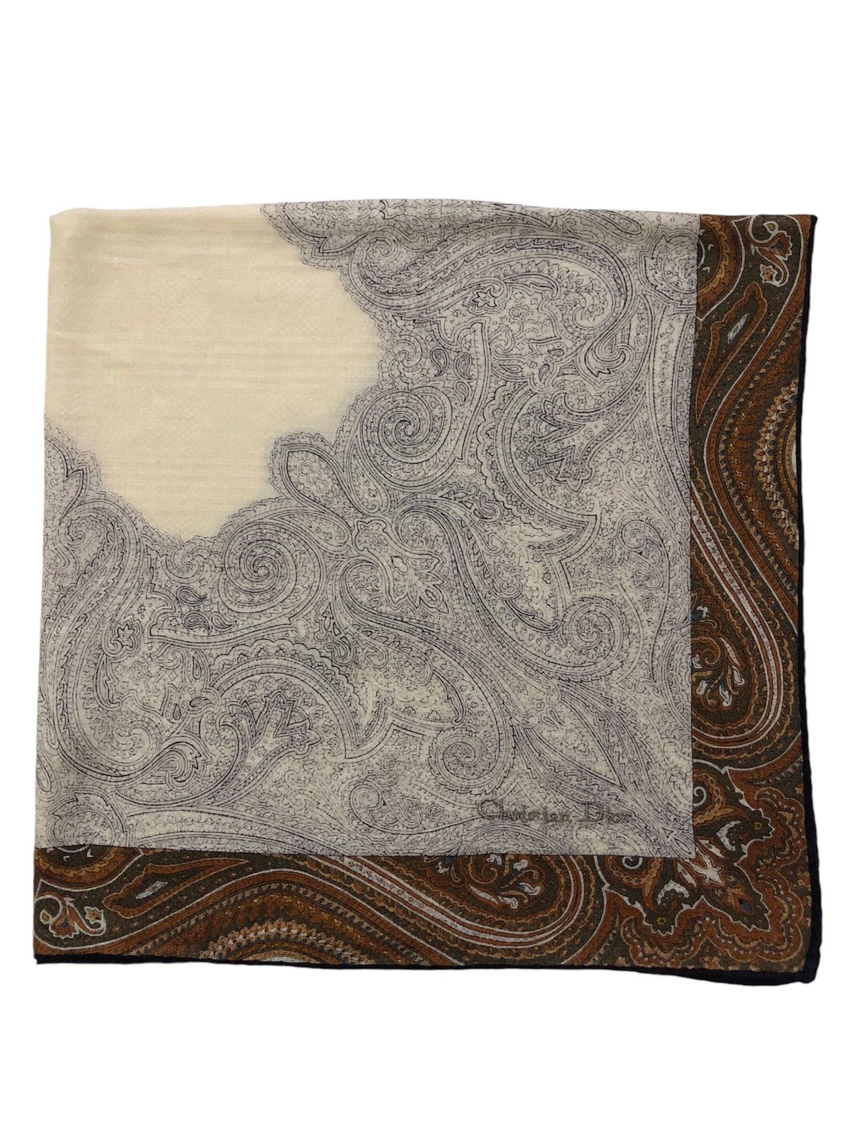 Christian Dior Monsieur × Vintage Vintage Cristian Dior Handkerchief Size ONE SIZE - 7 Thumbnail