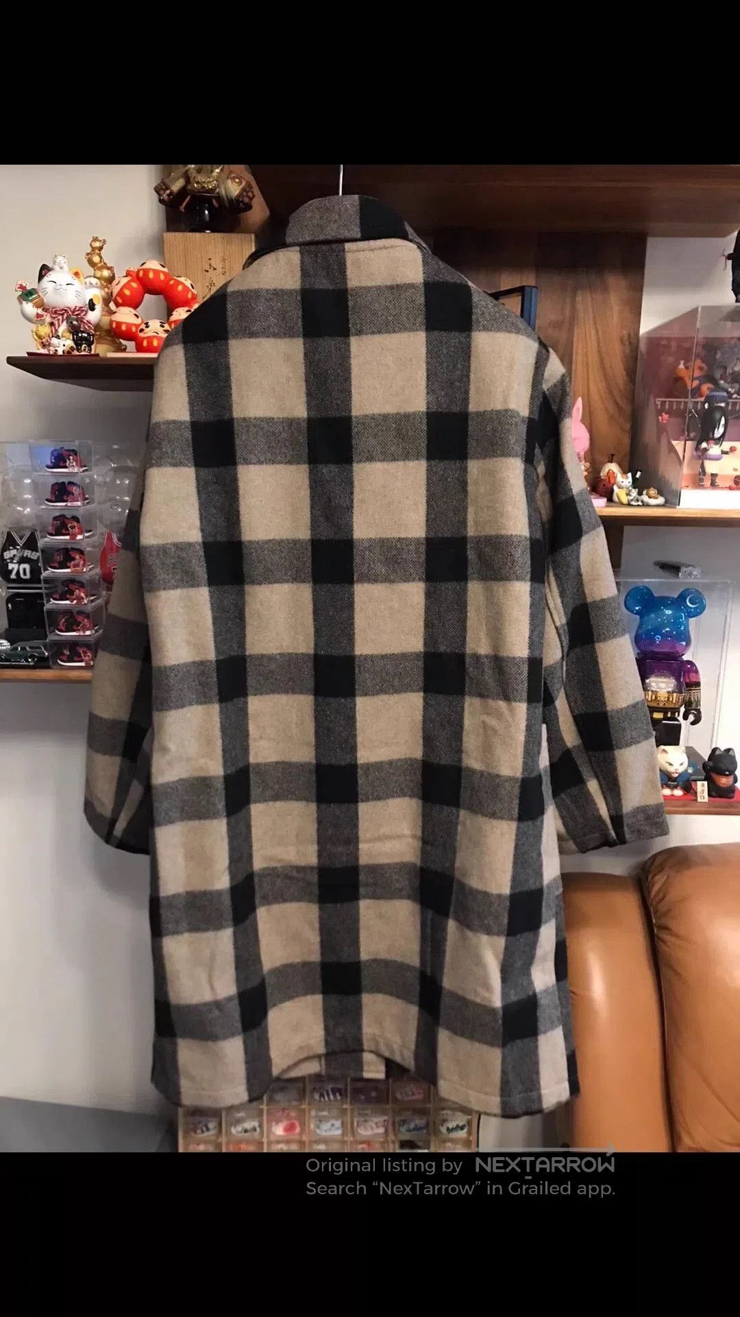 Orslow Multi Checkered Long Coat Size L. Size US L / EU 52-54 / 3 - 2 Thumbnail