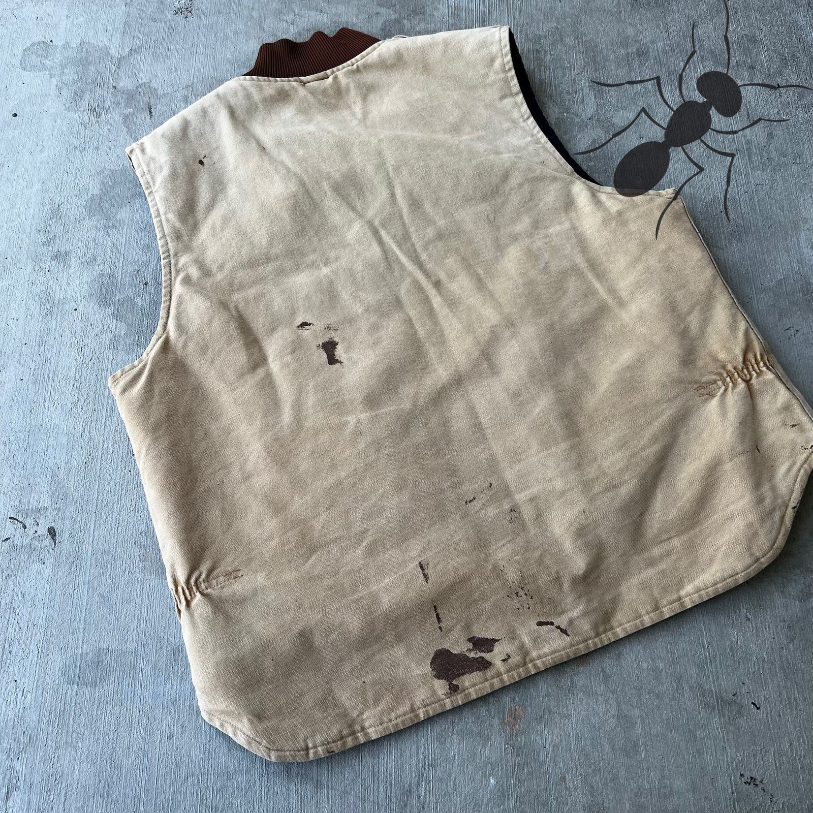 Carhartt × Vintage Carhartt brown work wear vest Size US XL / EU 56 / 4 - 4 Thumbnail