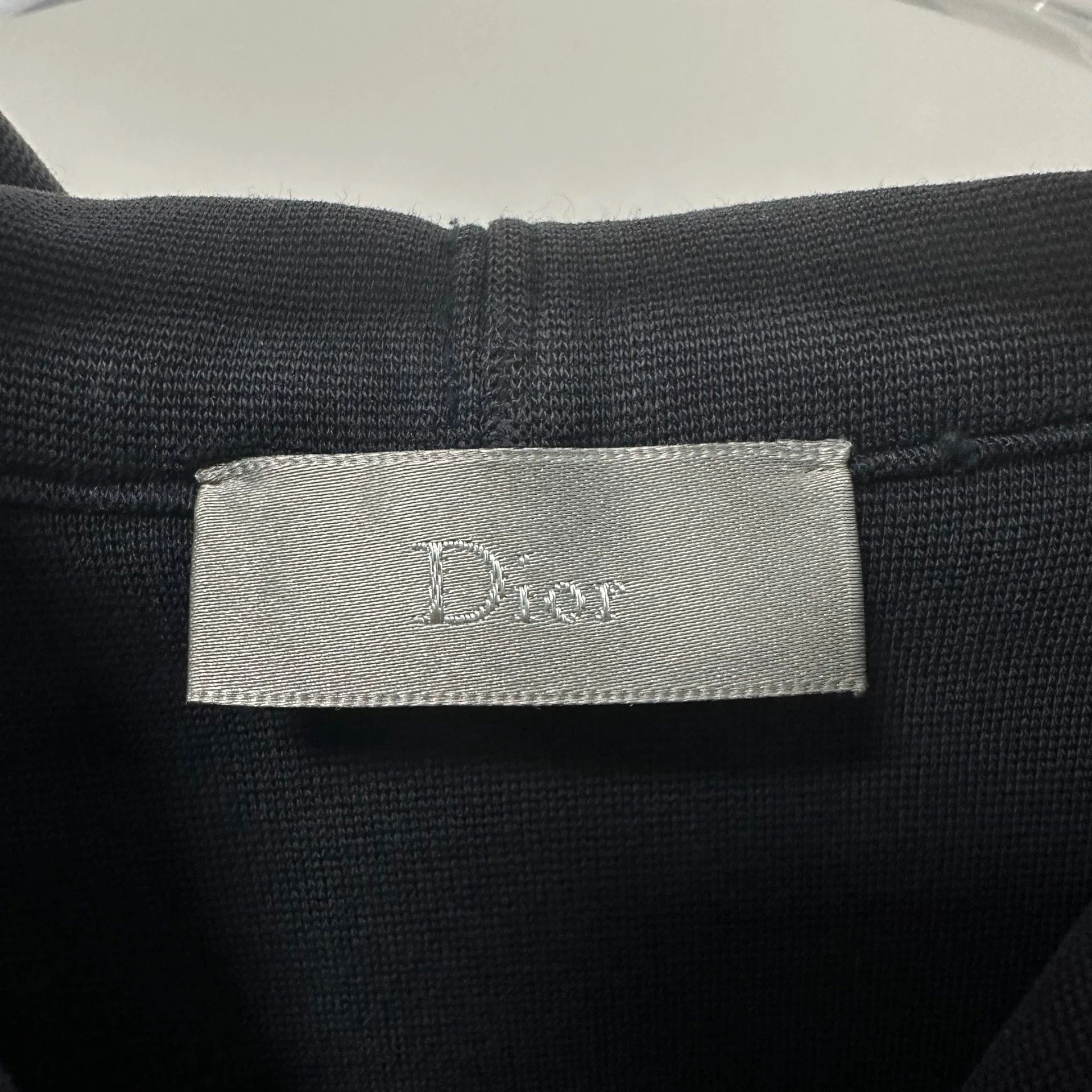 Dior Dior Distressed Black Bee Arm Ripped Zip Hoodie Size US M / EU 48-50 / 2 - 3 Thumbnail