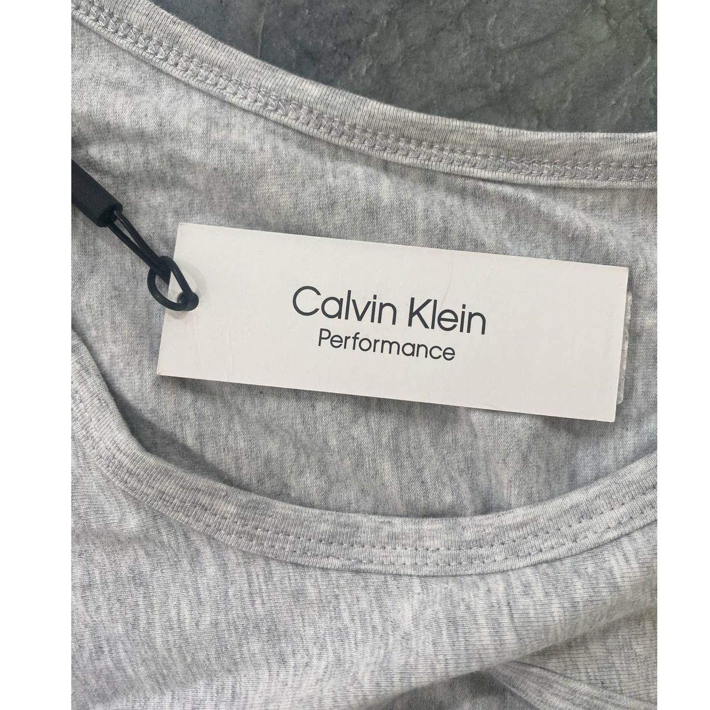 Calvin Klein CALVIN KLEIN PERFORMANCE Racerback Crop Top Grey Small Size M / US 6-8 / IT 42-44 - 7 Thumbnail
