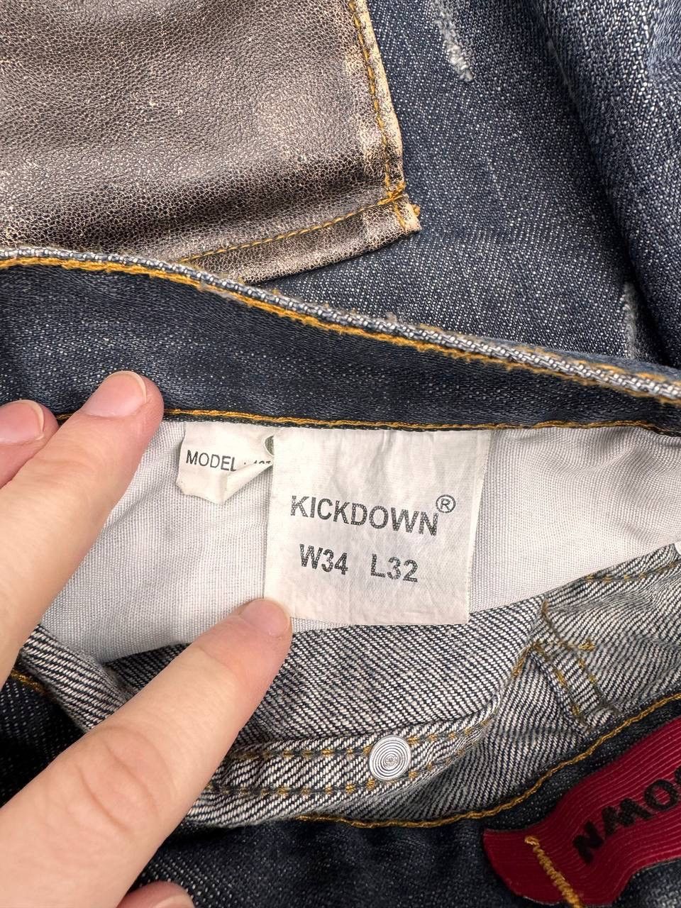 Other Kickdown Avant Garde Multipocket leather Pocket Men's Jeans Size US 34 / EU 50 - 8 Thumbnail