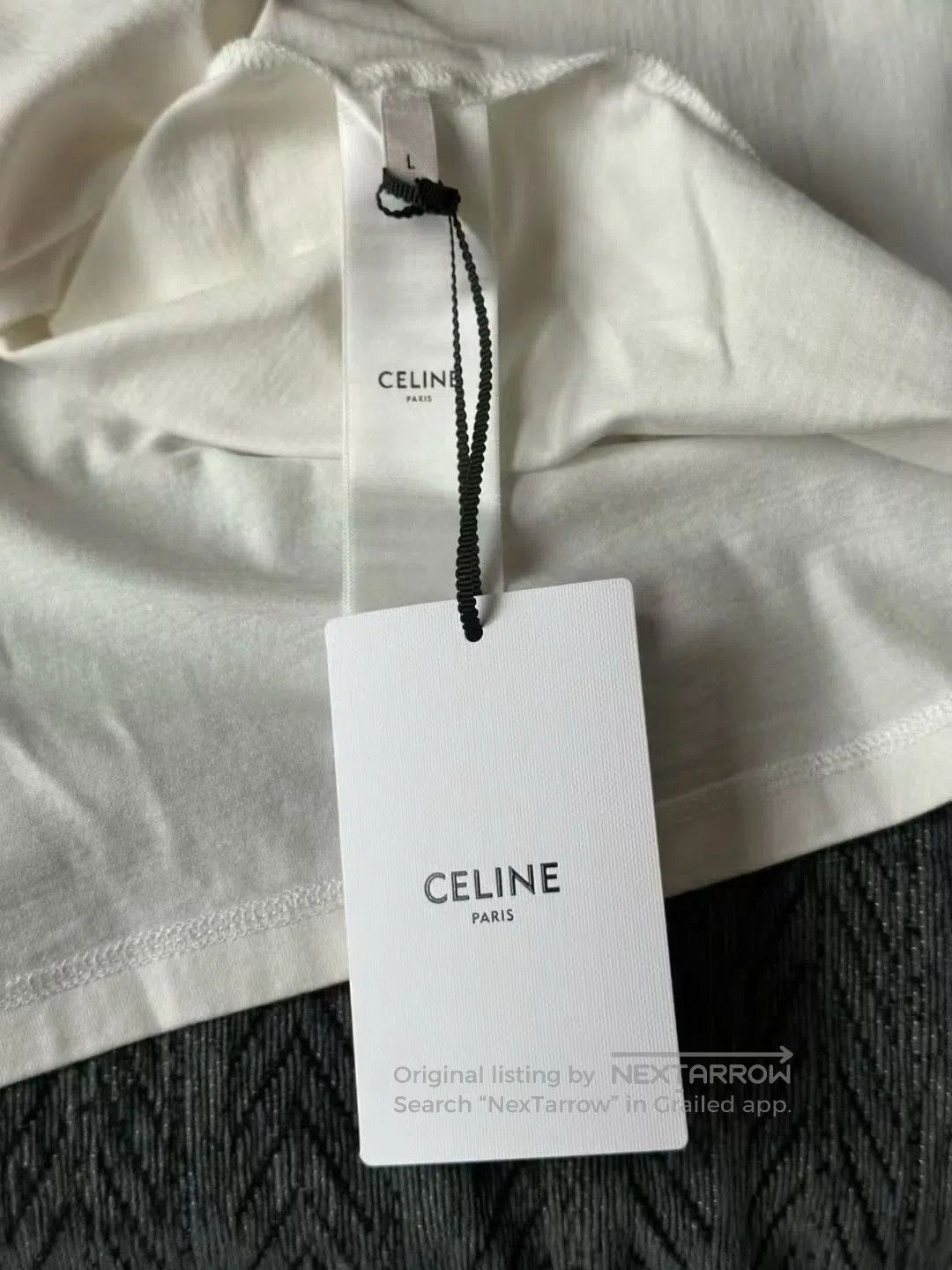 Celine CELINE White Gradient Short Sleeve T-Shirt| Size US L / EU 52-54 / 3 - 4 Thumbnail
