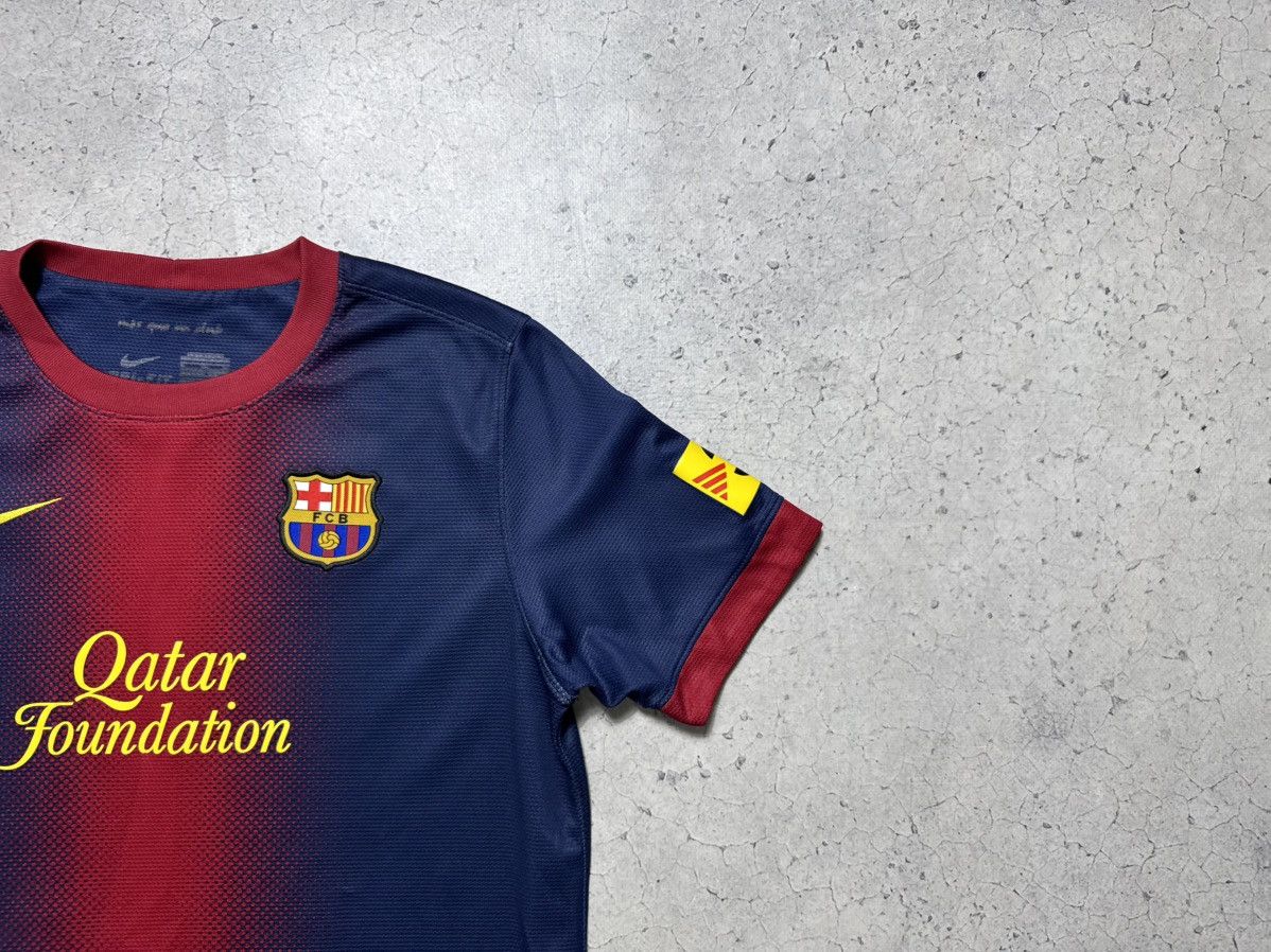Nike Nike FC Barcelona 2012/2013 Vintage Soccer Jersey Size US S / EU 44-46 / 1 - 4 Thumbnail